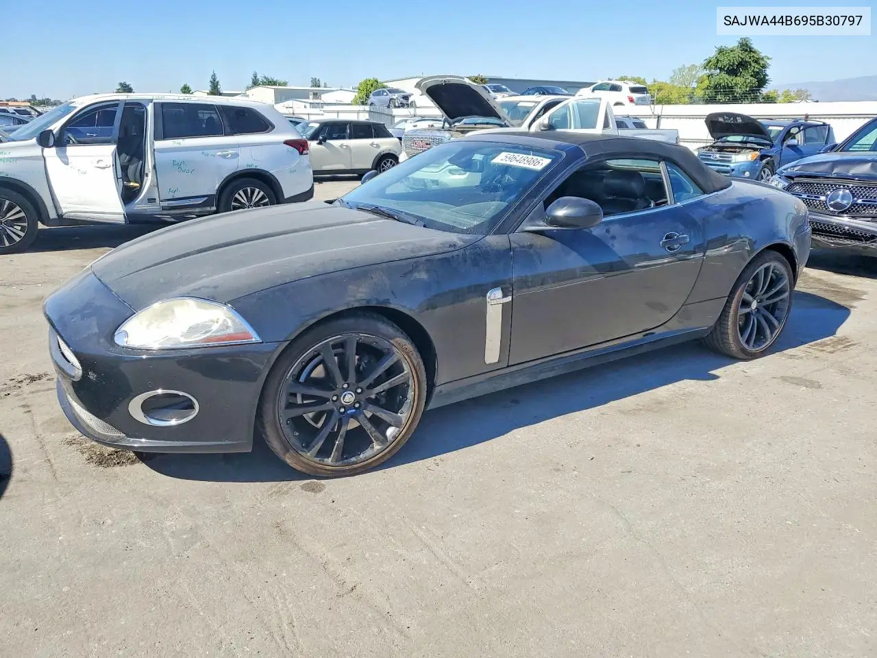 2009 Jaguar Xk VIN: SAJWA44B695B30797 Lot: 59648986