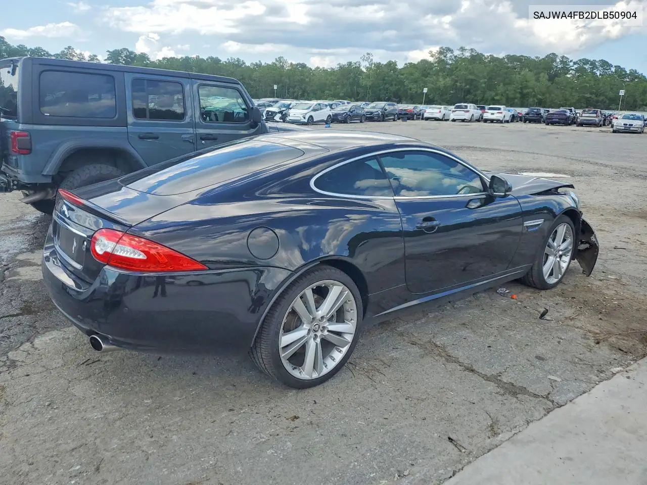 2013 Jaguar Xk VIN: SAJWA4FB2DLB50904 Lot: 59887246