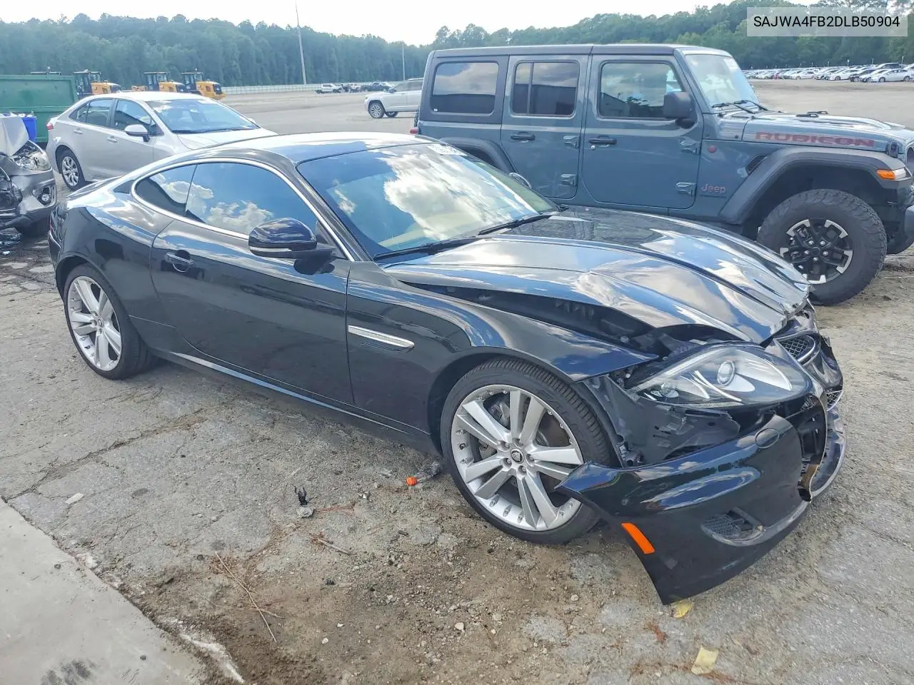 2013 Jaguar Xk VIN: SAJWA4FB2DLB50904 Lot: 59887246