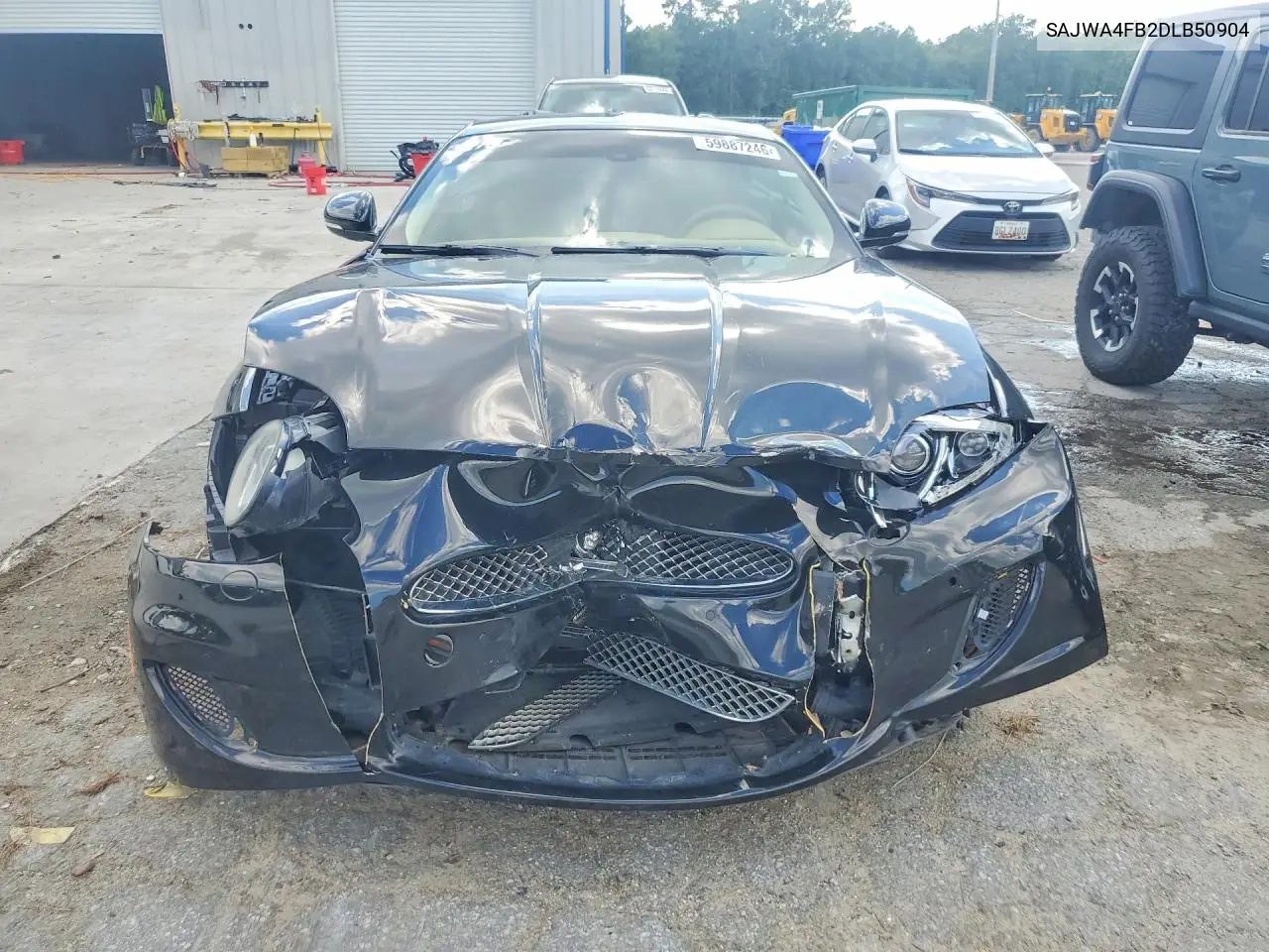 2013 Jaguar Xk VIN: SAJWA4FB2DLB50904 Lot: 59887246