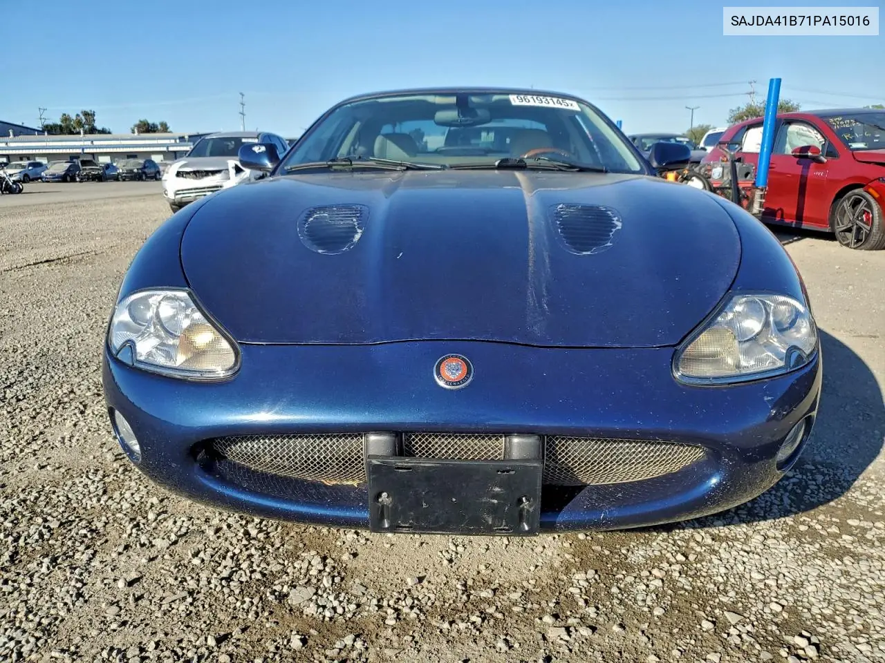 2001 Jaguar Xkr VIN: SAJDA41B71PA15016 Lot: 96193145