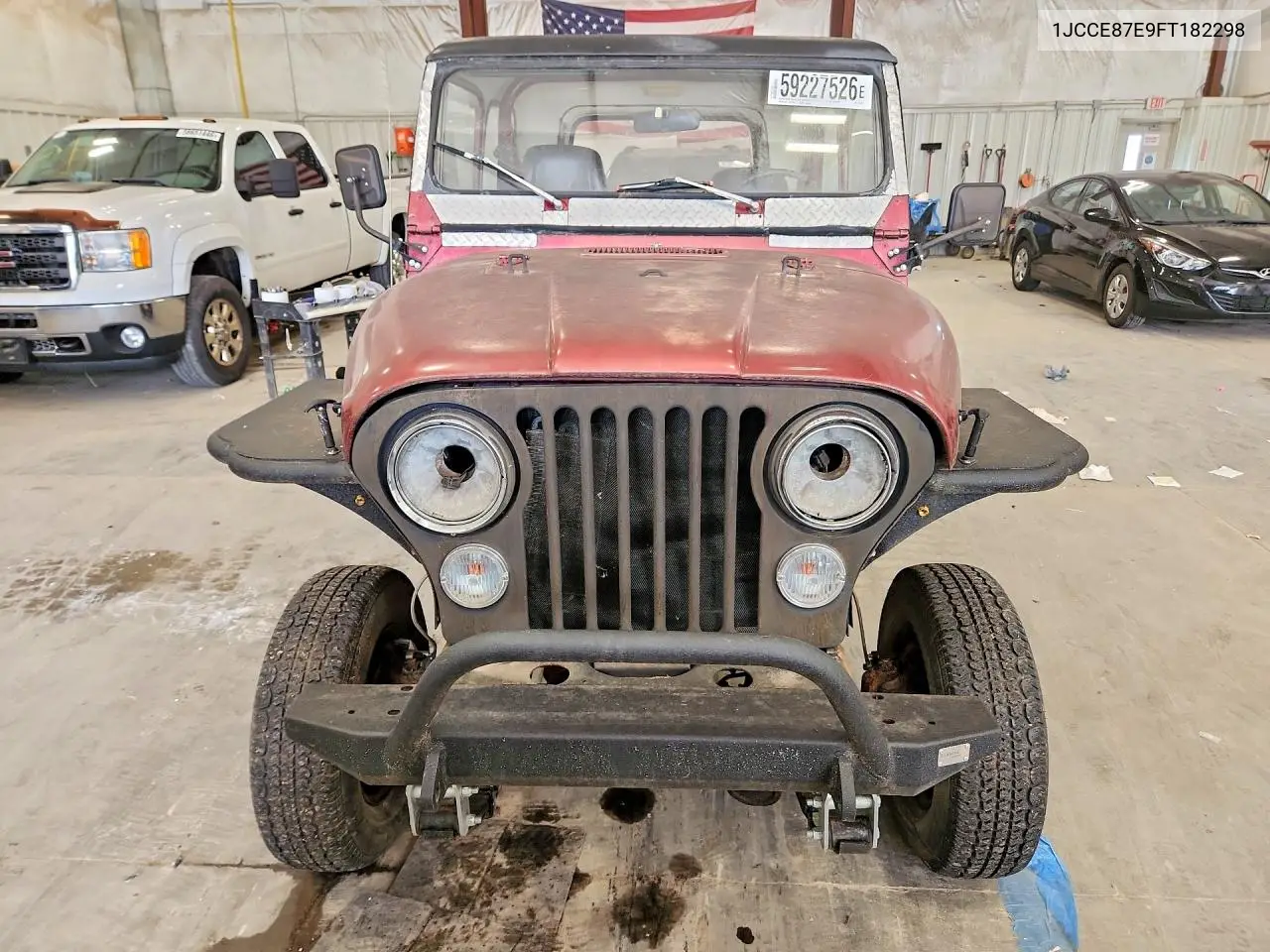 1985 Jeep Jeep Cj7 VIN: 1JCCE87E9FT182298 Lot: 59227526