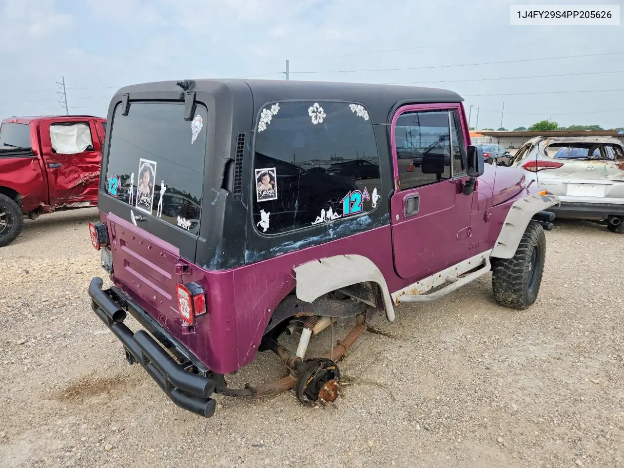 1993 Jeep Wrangler / Yj VIN: 1J4FY29S4PP205626 Lot: 56858836