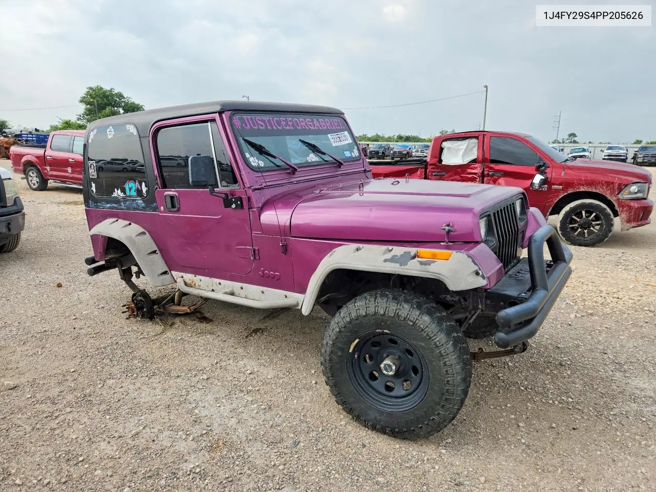 1993 Jeep Wrangler / Yj VIN: 1J4FY29S4PP205626 Lot: 56858836