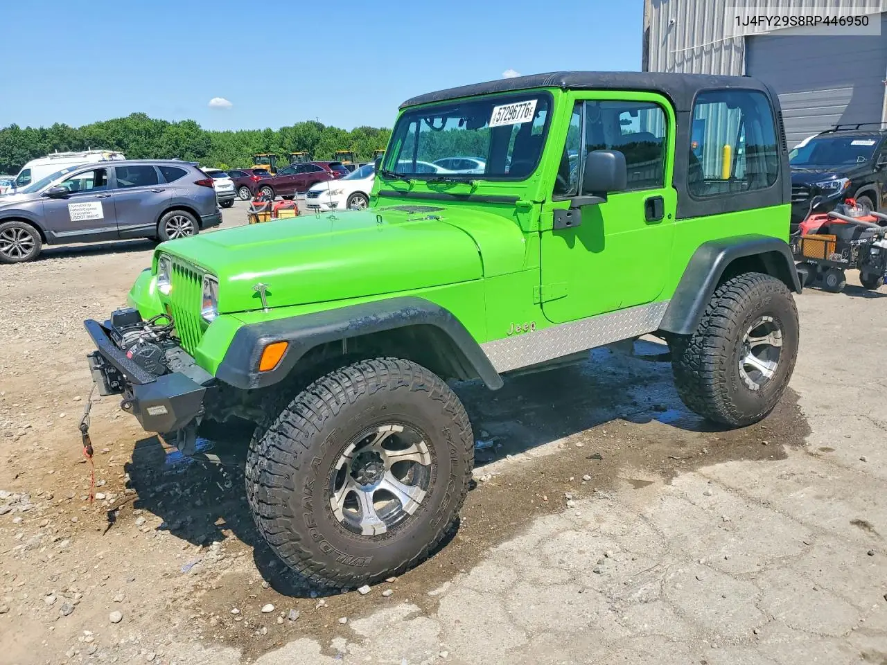1994 Jeep Wrangler / Yj Se VIN: 1J4FY29S8RP446950 Lot: 57296776