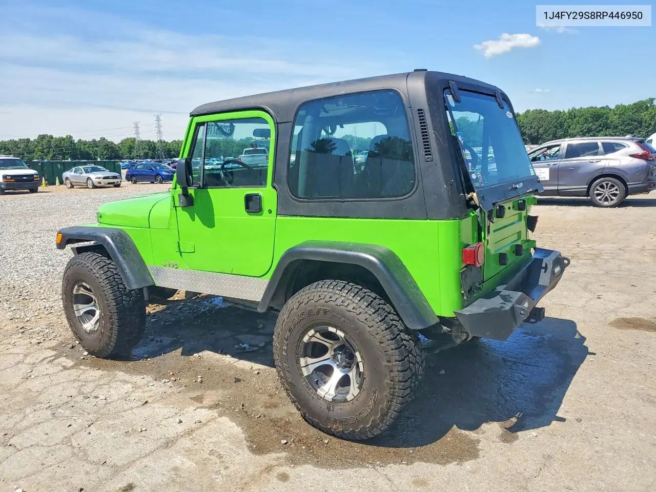 1994 Jeep Wrangler / Yj Se VIN: 1J4FY29S8RP446950 Lot: 57296776