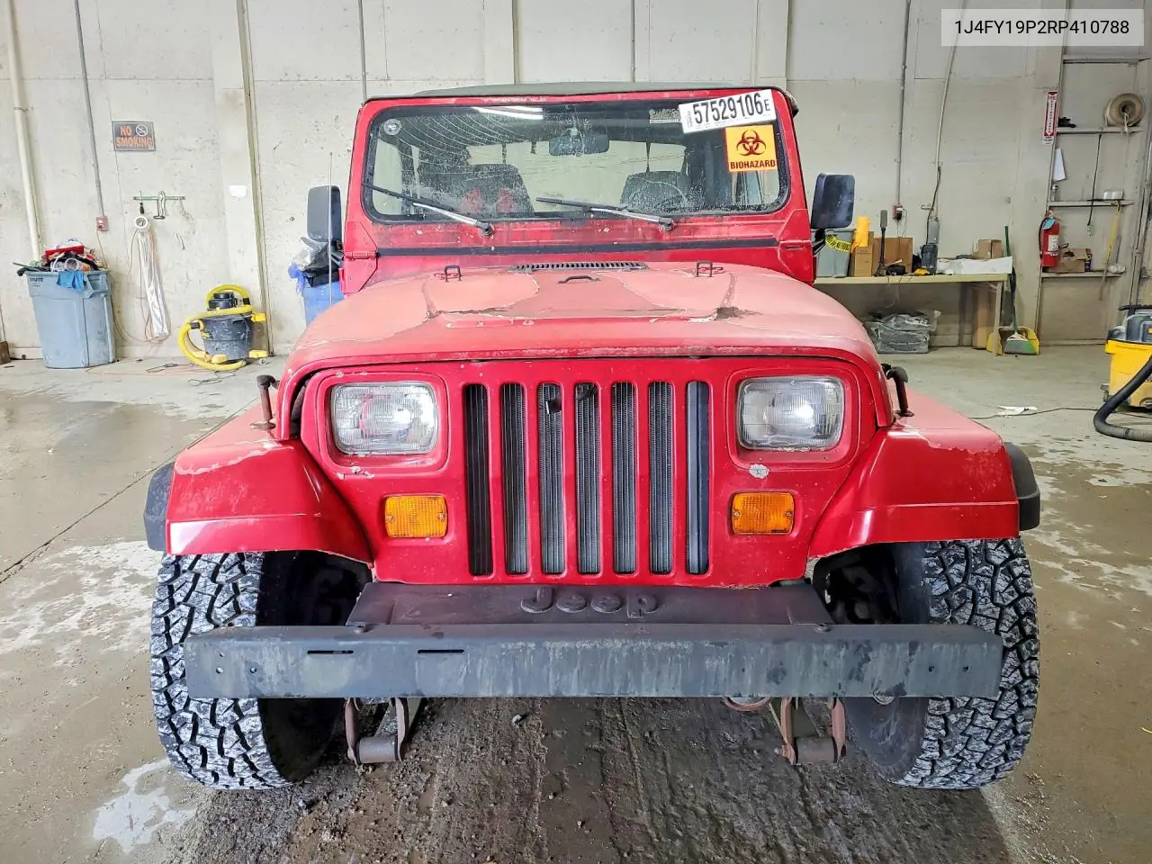 1994 Jeep Wrangler / Yj S VIN: 1J4FY19P2RP410788 Lot: 57529106