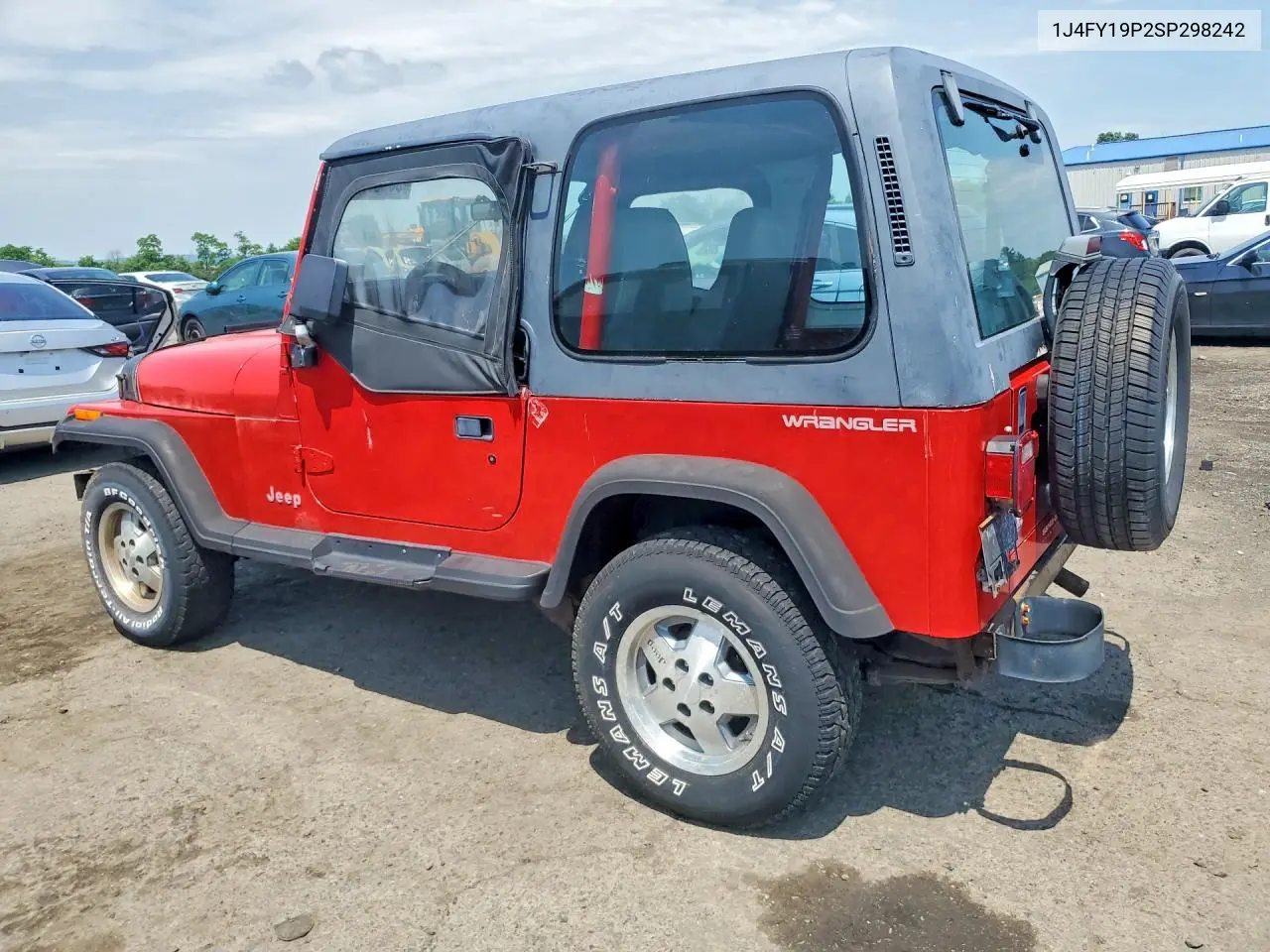 1995 Jeep Wrangler / Yj S VIN: 1J4FY19P2SP298242 Lot: 56987296