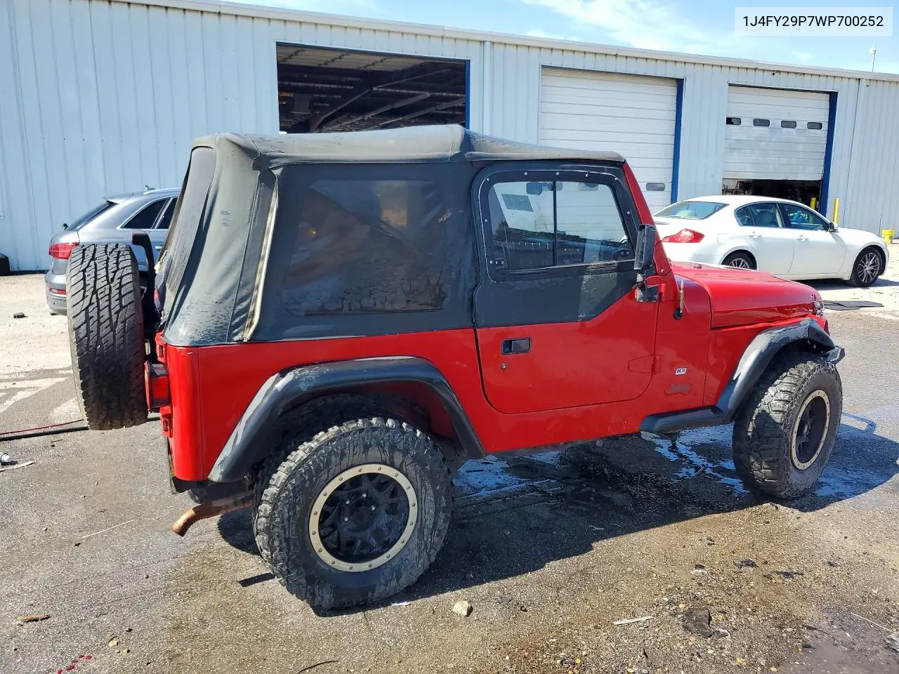 1998 Jeep Wrangler / Tj Se VIN: 1J4FY29P7WP700252 Lot: 57349246