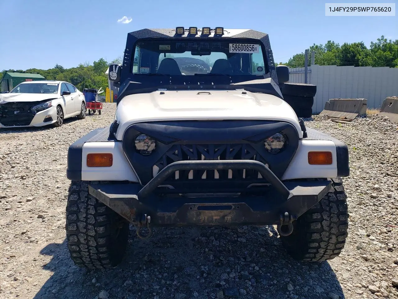 1998 Jeep Wrangler VIN: 1J4FY29P5WP765620 Lot: 58600856