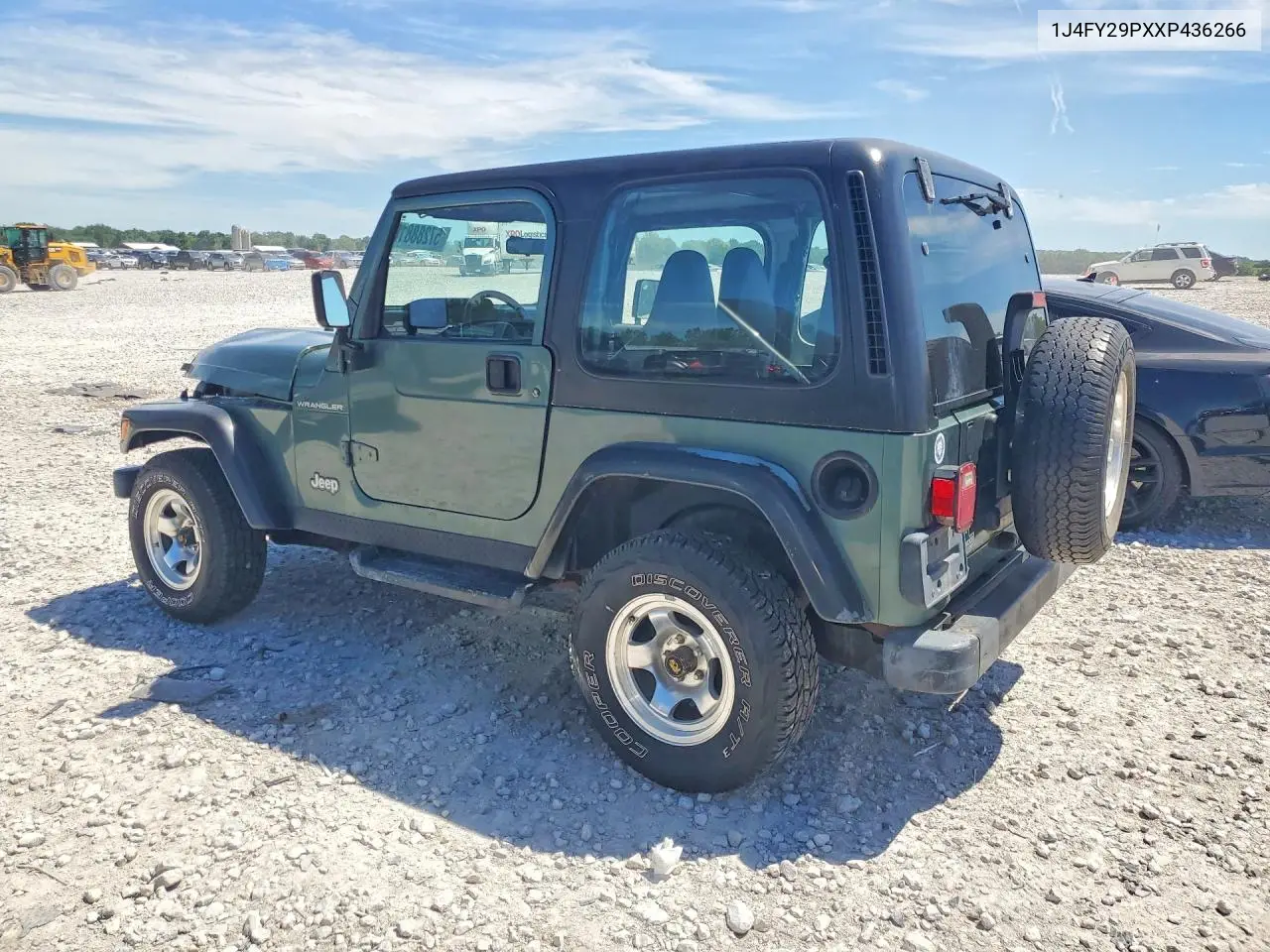 1999 Jeep Wrangler / Tj Se VIN: 1J4FY29PXXP436266 Lot: 57288816