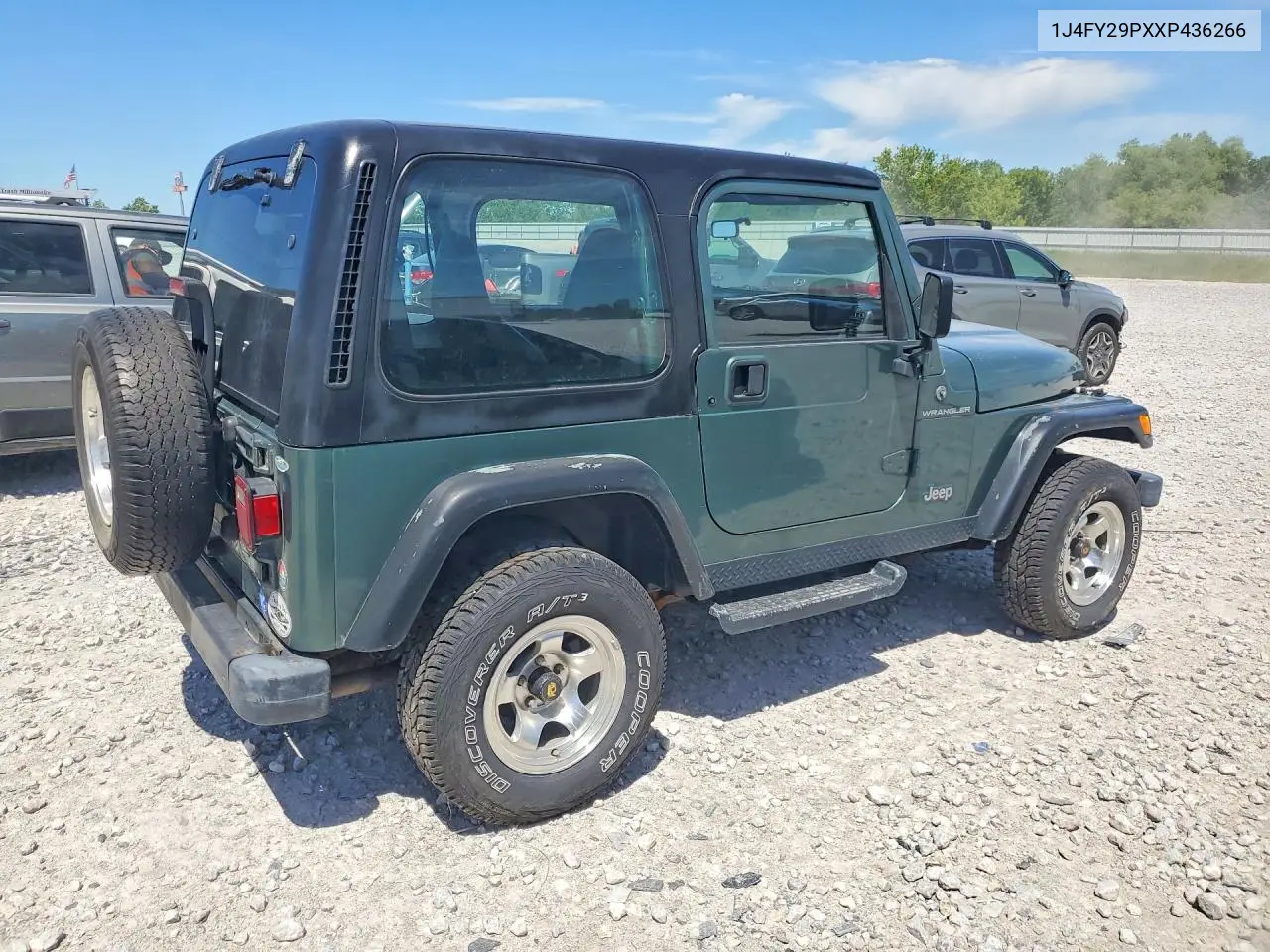 1999 Jeep Wrangler / Tj Se VIN: 1J4FY29PXXP436266 Lot: 57288816