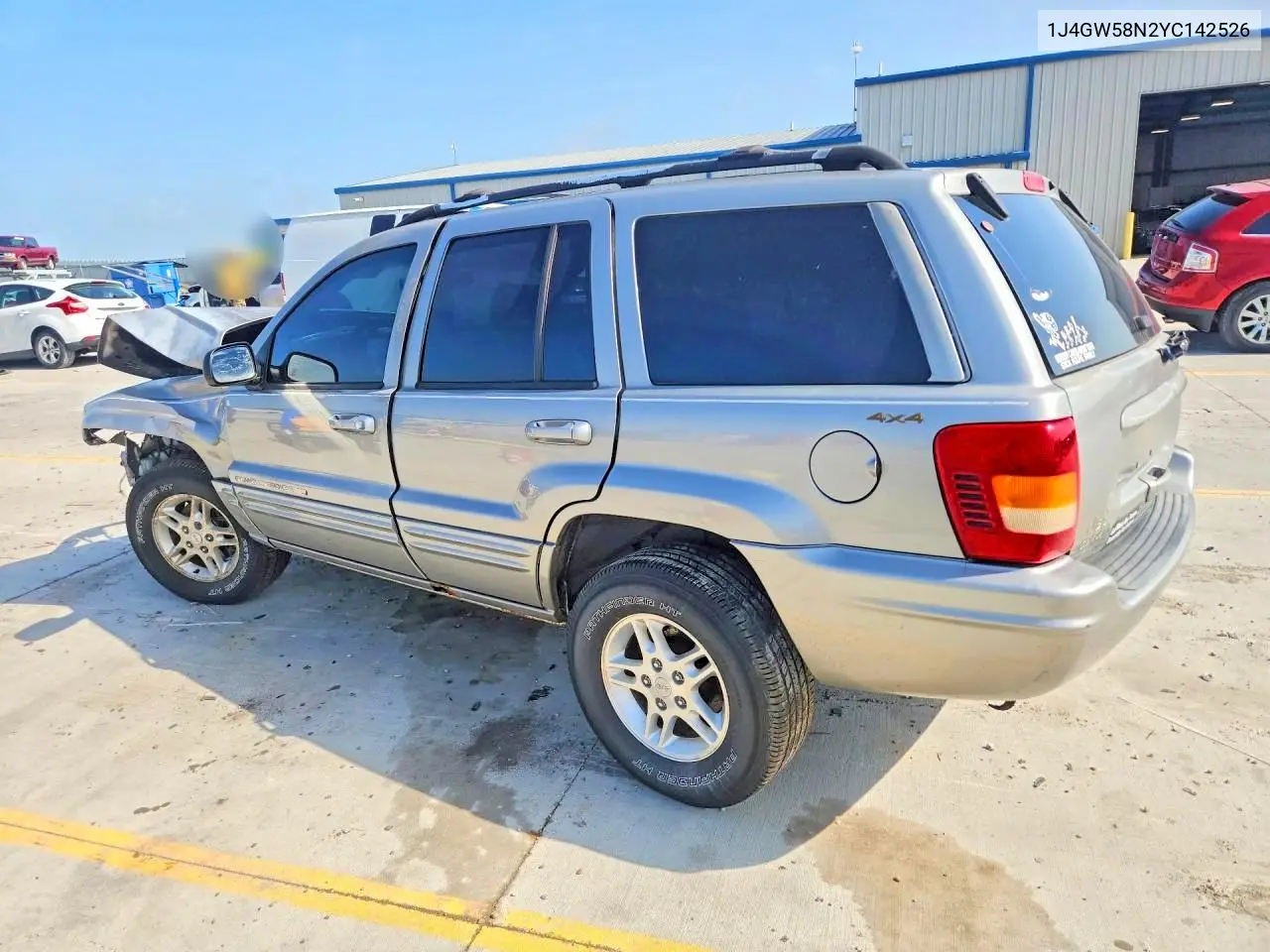 2000 Jeep Grandrokee VIN: 1J4GW58N2YC142526 Lot: 59551186