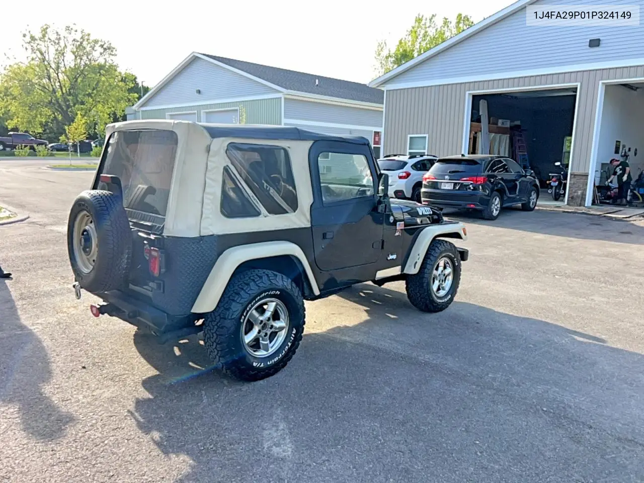 2001 Jeep Wrangler / Tj Se VIN: 1J4FA29P01P324149 Lot: 54010446