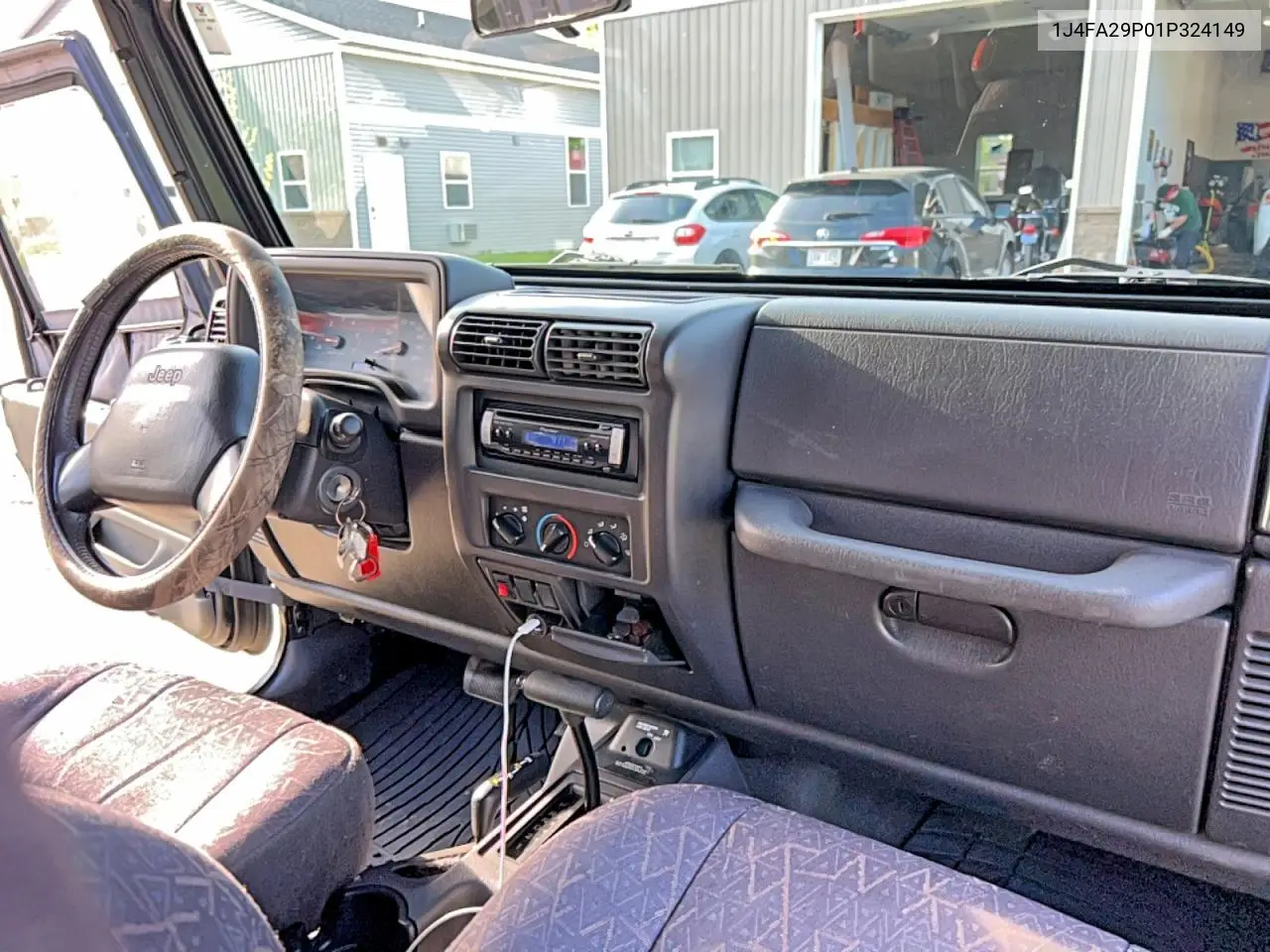 2001 Jeep Wrangler / Tj Se VIN: 1J4FA29P01P324149 Lot: 54010446