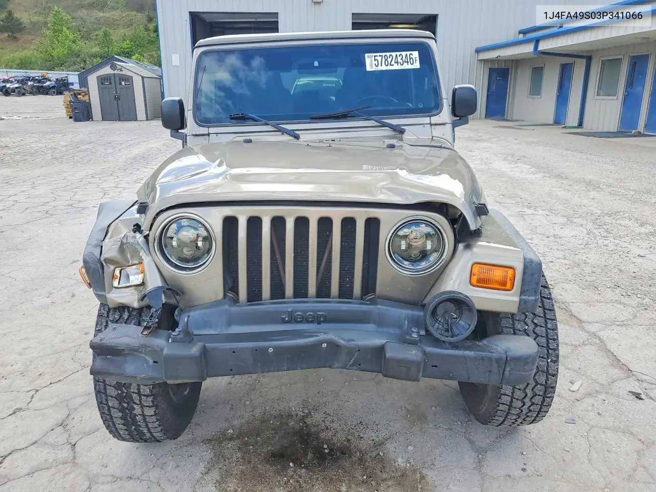 2003 Jeep Wrangler / Tj Sport VIN: 1J4FA49S03P341066 Lot: 57824346