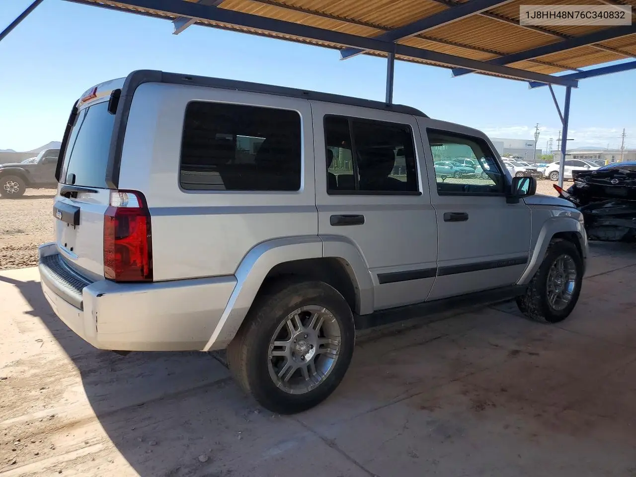 2006 Jeep Commander VIN: 1J8HH48N76C340832 Lot: 51910096