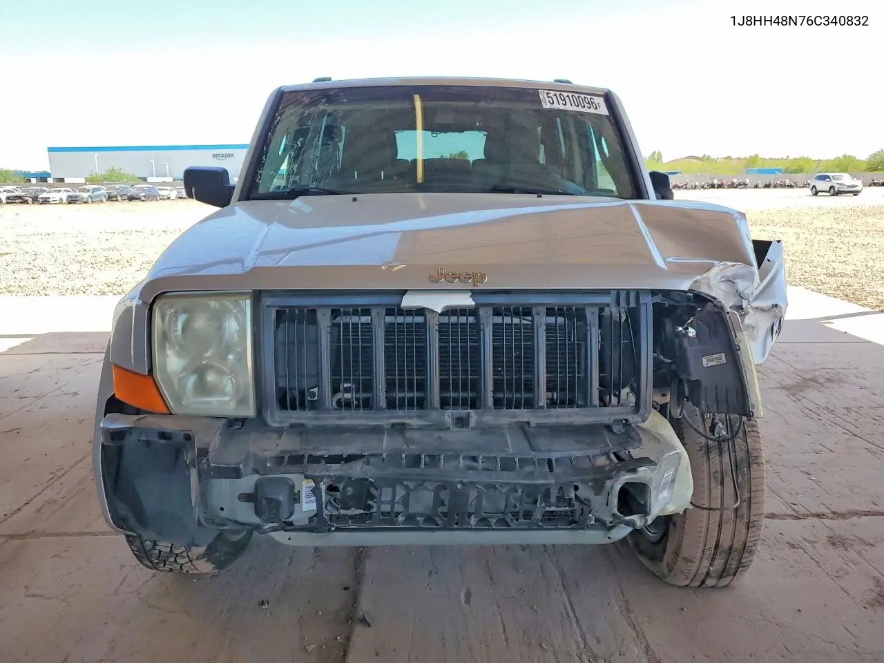 2006 Jeep Commander VIN: 1J8HH48N76C340832 Lot: 51910096