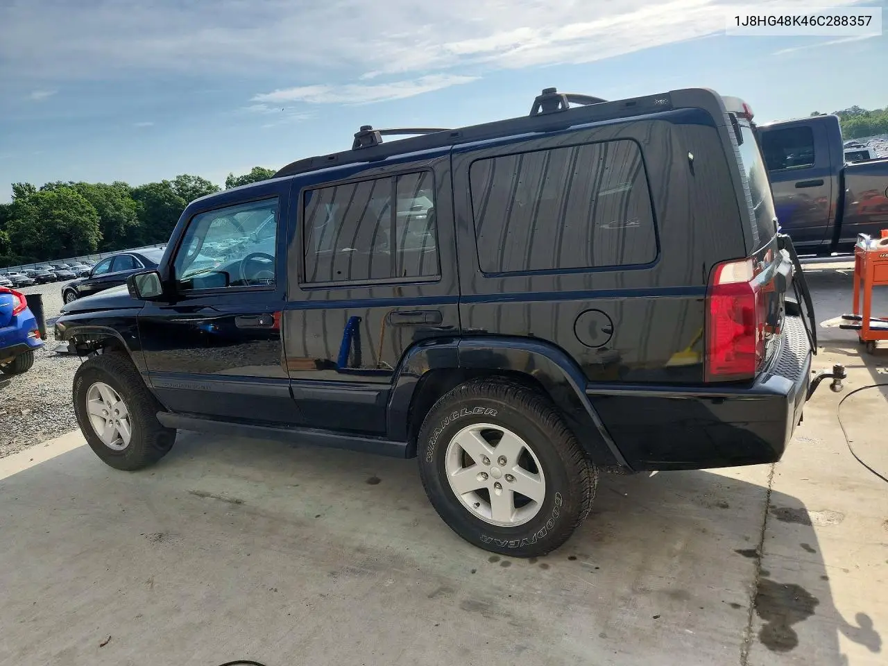 2006 Jeep Commander VIN: 1J8HG48K46C288357 Lot: 54244526
