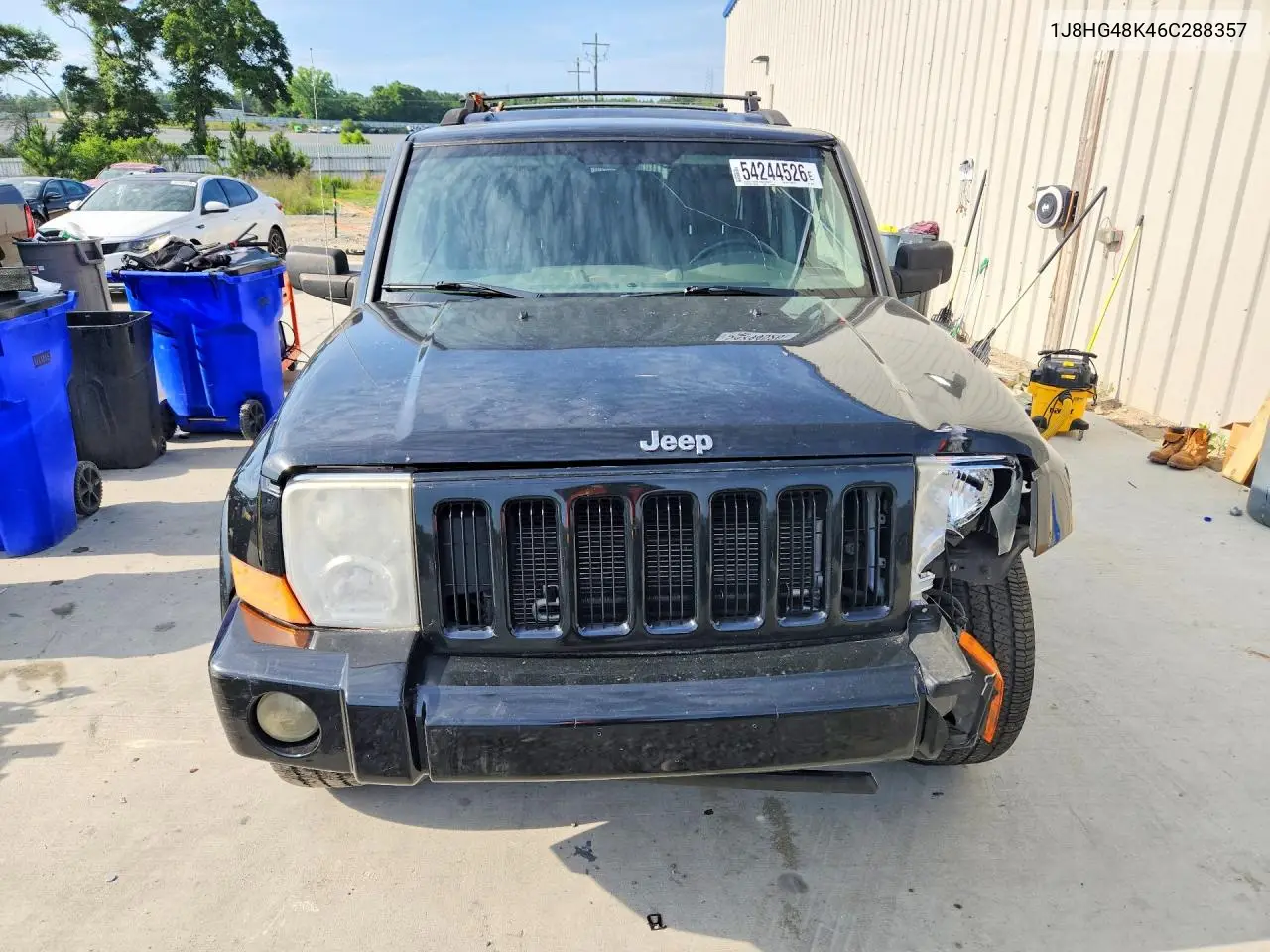 2006 Jeep Commander VIN: 1J8HG48K46C288357 Lot: 54244526
