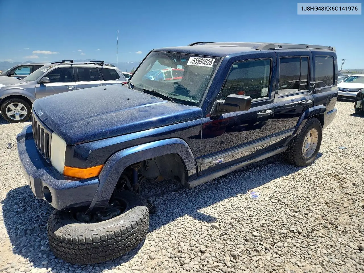 2006 Jeep Commander VIN: 1J8HG48KX6C141976 Lot: 55985026