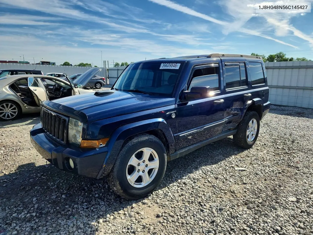 2006 Jeep Commander VIN: 1J8HG48N56C145427 Lot: 56639846