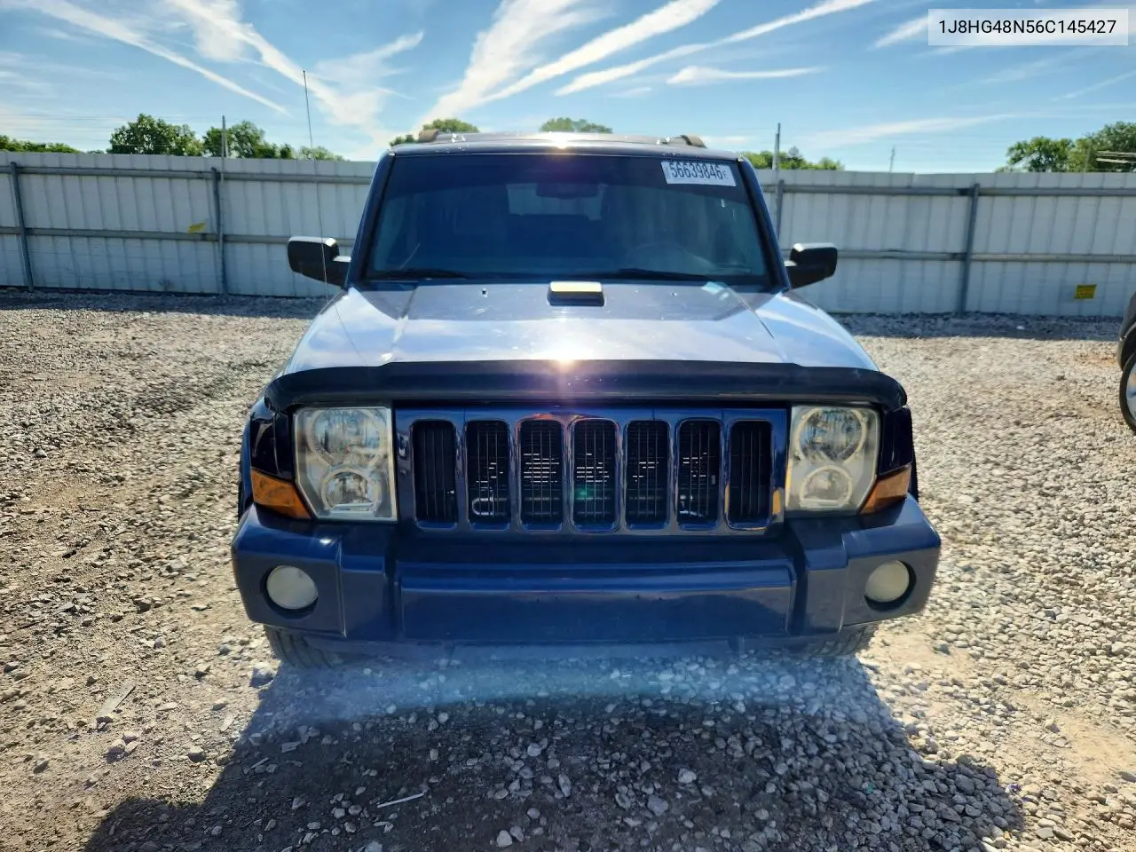 2006 Jeep Commander VIN: 1J8HG48N56C145427 Lot: 56639846