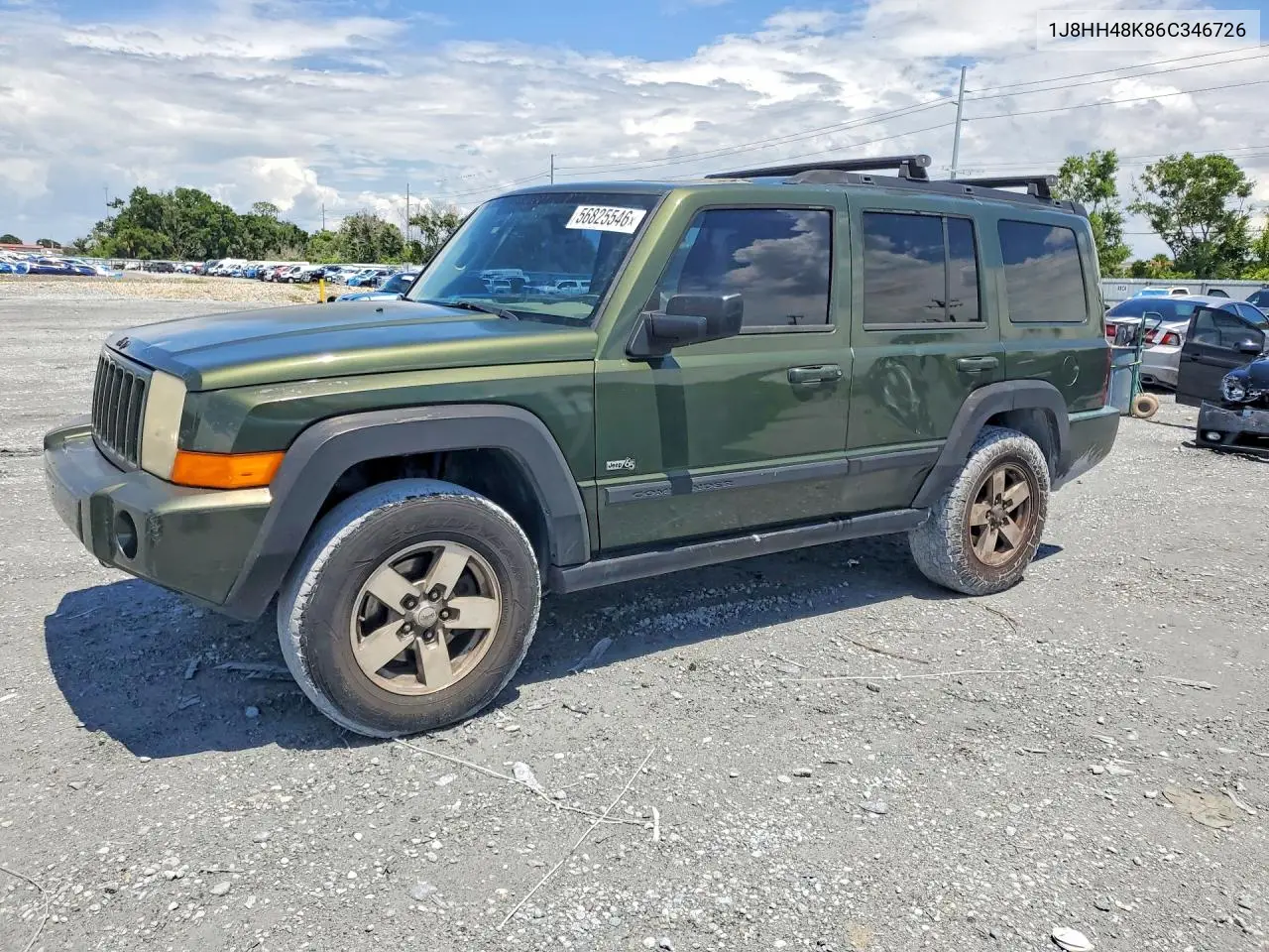 2006 Jeep Commander VIN: 1J8HH48K86C346726 Lot: 56825546