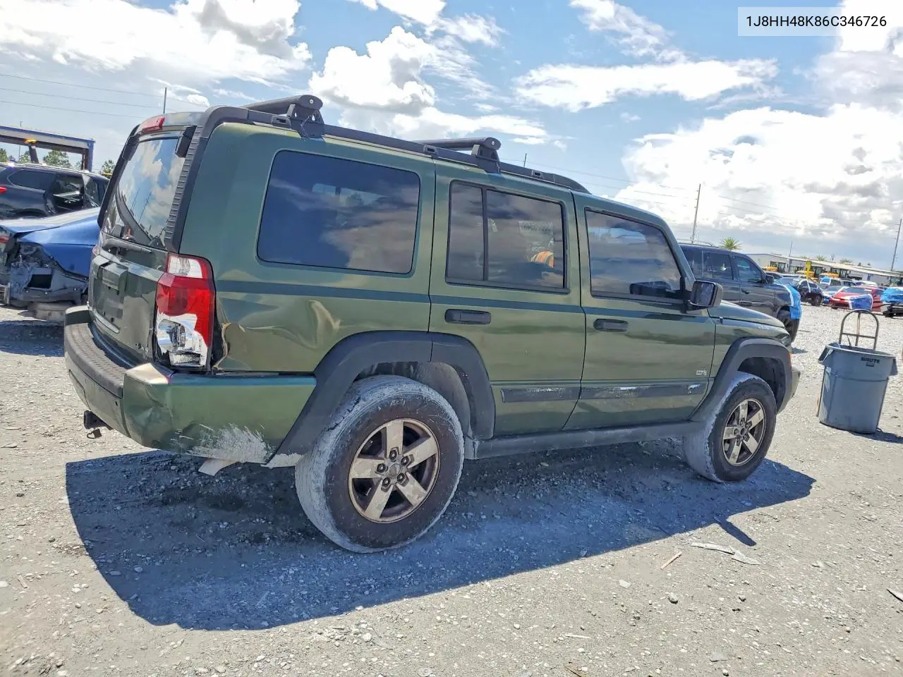 2006 Jeep Commander VIN: 1J8HH48K86C346726 Lot: 56825546