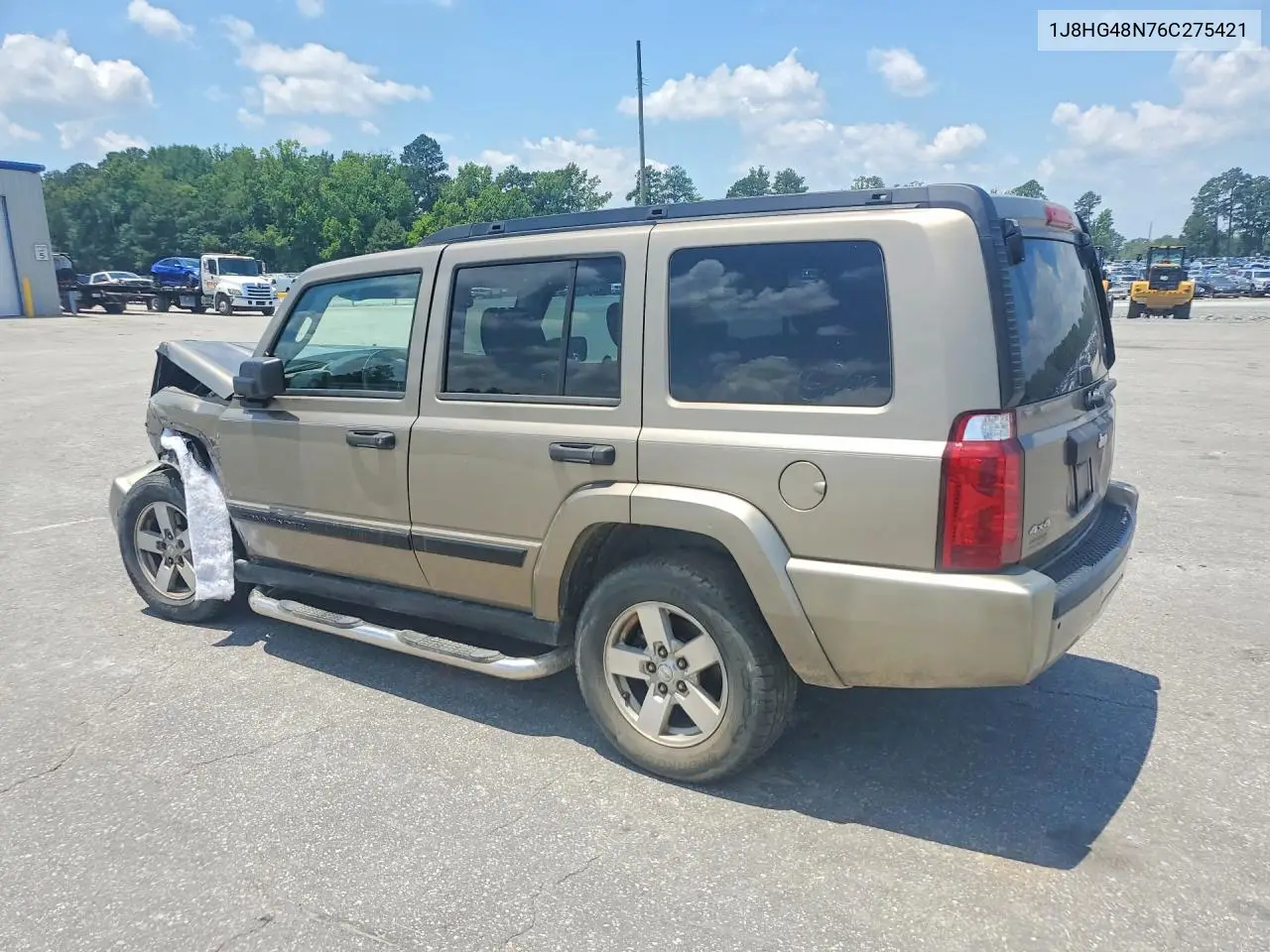 2006 Jeep Commander VIN: 1J8HG48N76C275421 Lot: 57581456