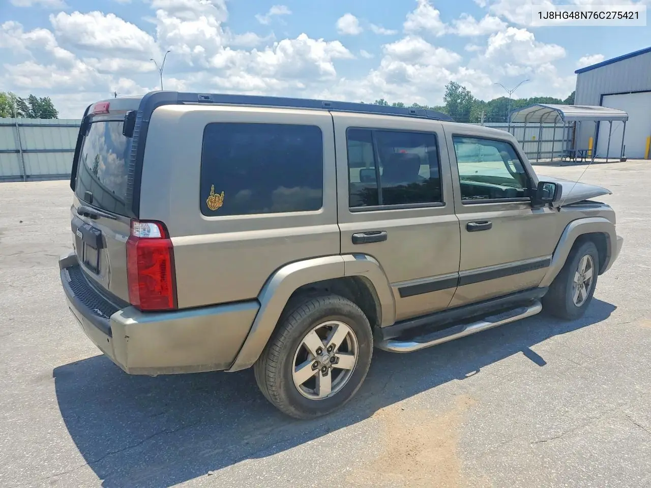 2006 Jeep Commander VIN: 1J8HG48N76C275421 Lot: 57581456