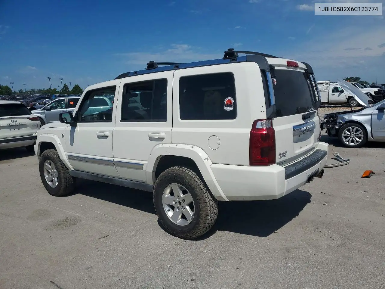2006 Jeep Commander Limited VIN: 1J8HG582X6C123774 Lot: 57595066