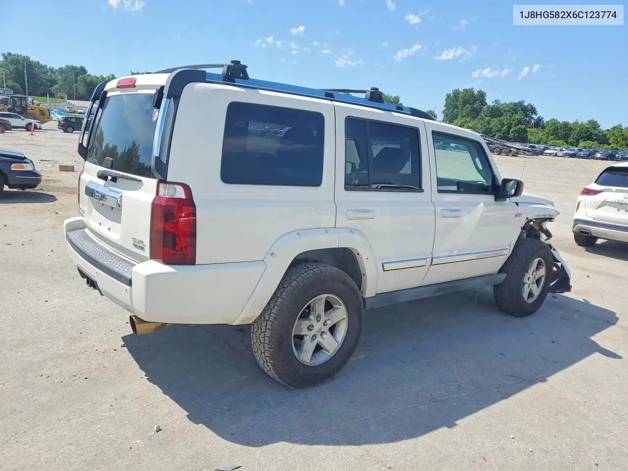 2006 Jeep Commander Limited VIN: 1J8HG582X6C123774 Lot: 57595066