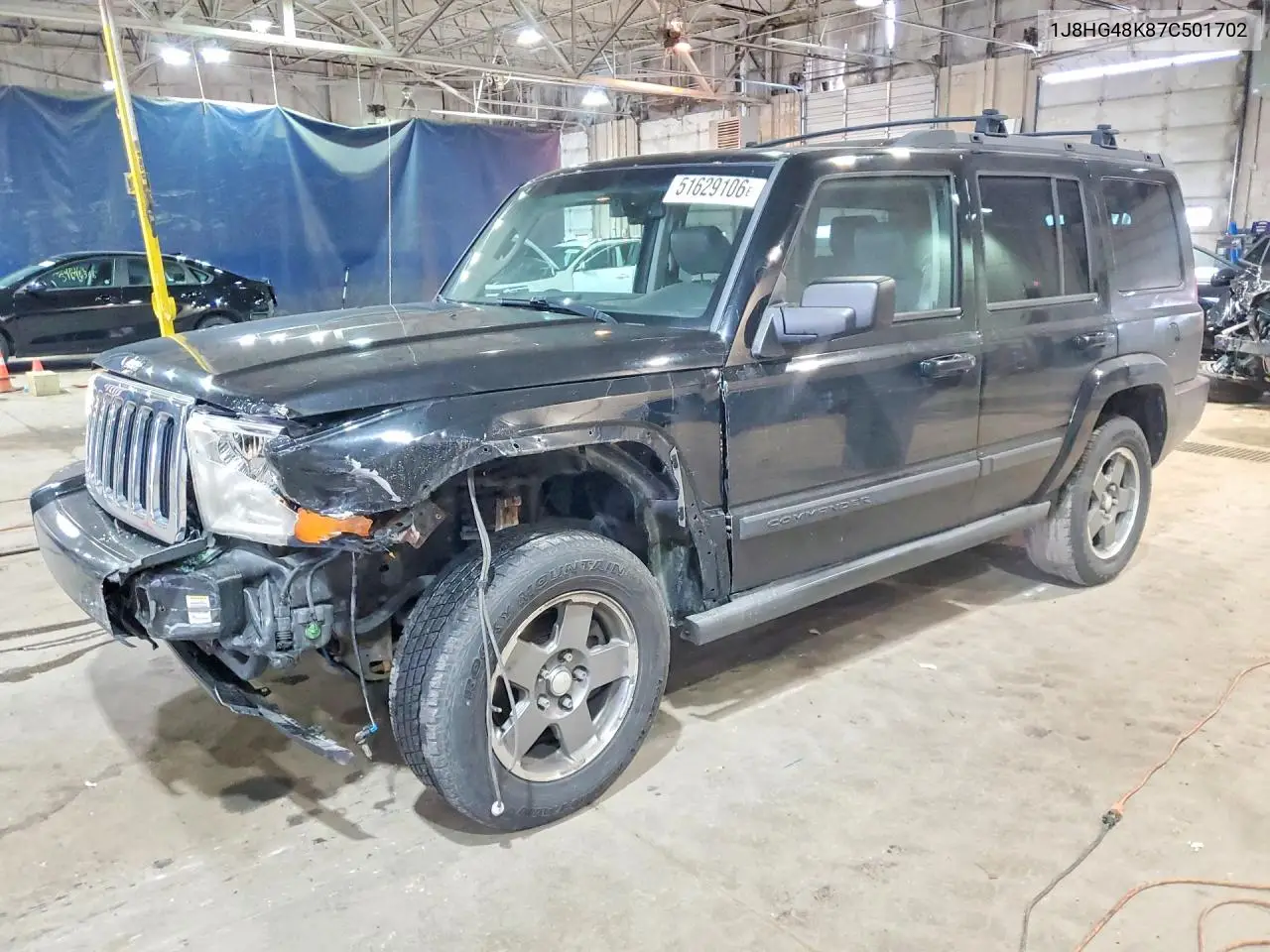 2007 Jeep Commander VIN: 1J8HG48K87C501702 Lot: 51629106