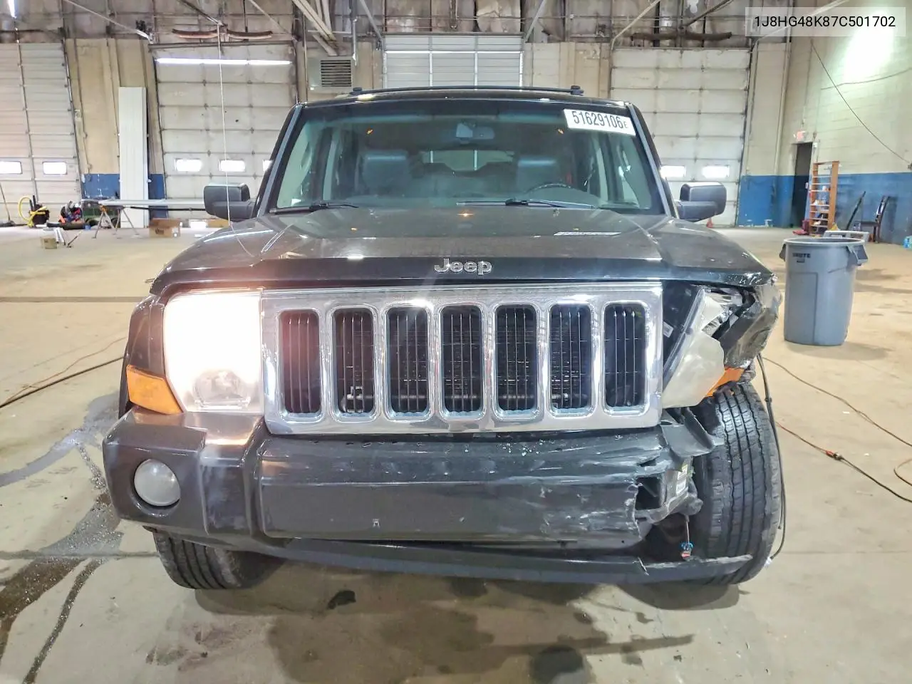 2007 Jeep Commander VIN: 1J8HG48K87C501702 Lot: 51629106