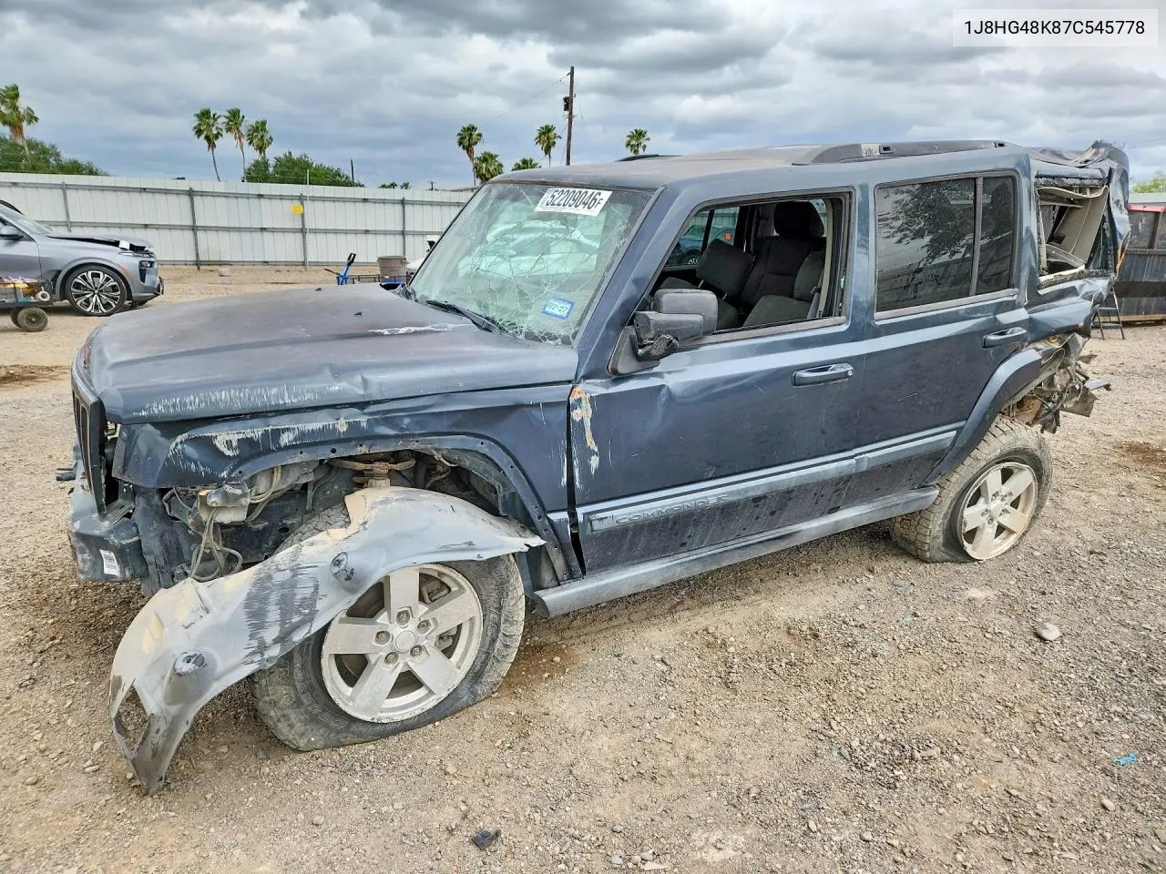 2007 Jeep Commander VIN: 1J8HG48K87C545778 Lot: 52209046