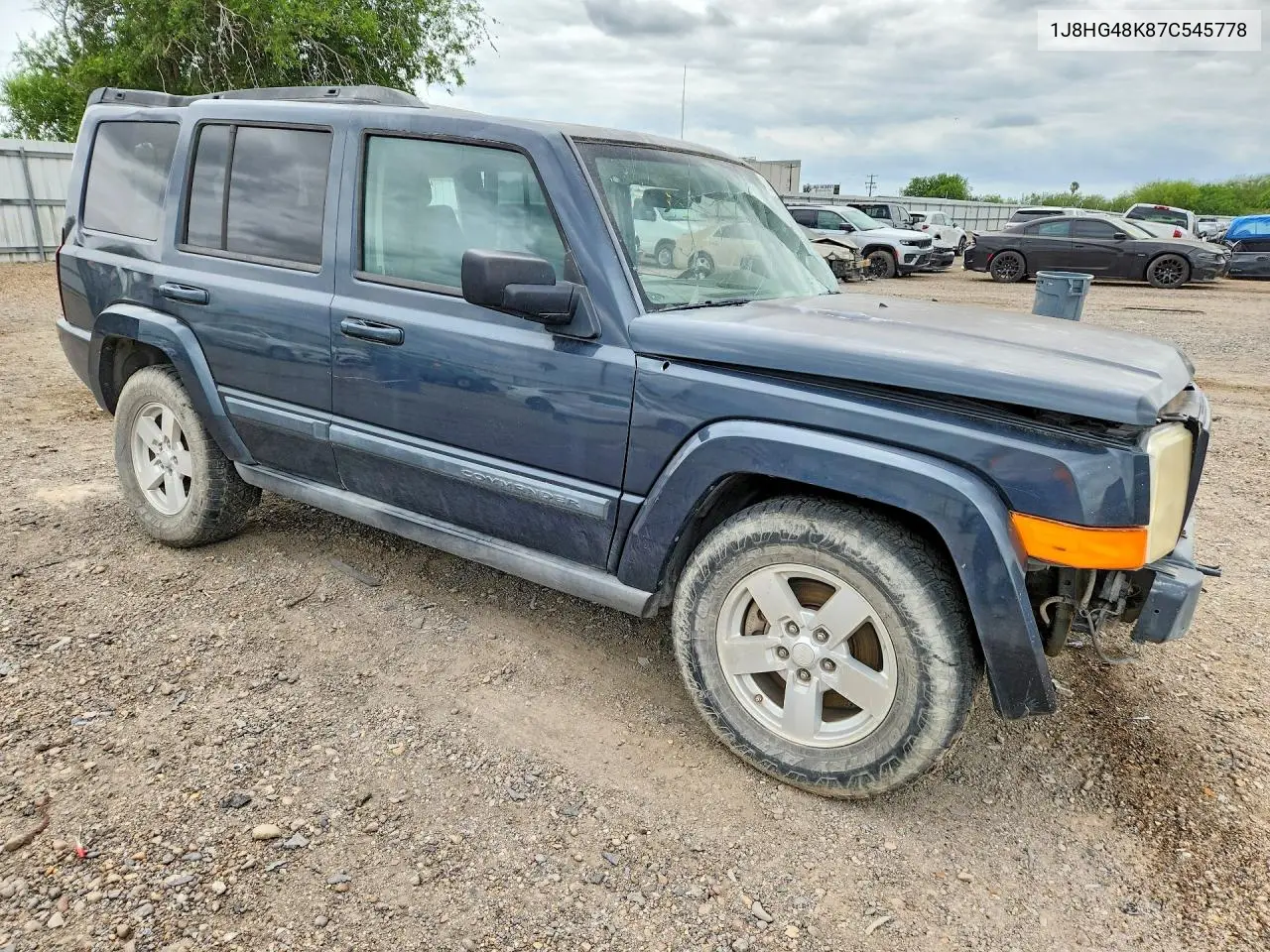 2007 Jeep Commander VIN: 1J8HG48K87C545778 Lot: 52209046