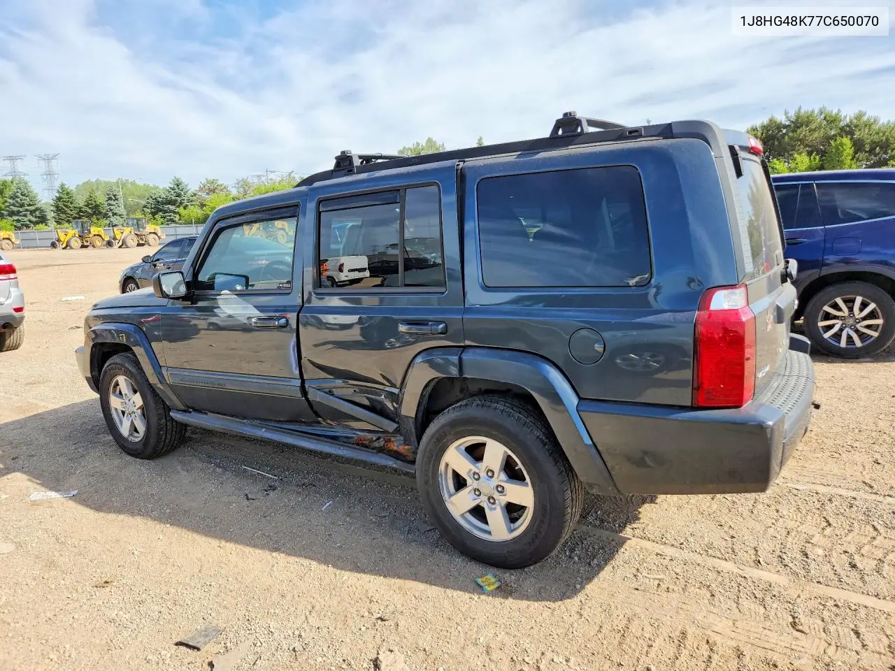 2007 Jeep Commander VIN: 1J8HG48K77C650070 Lot: 55706536