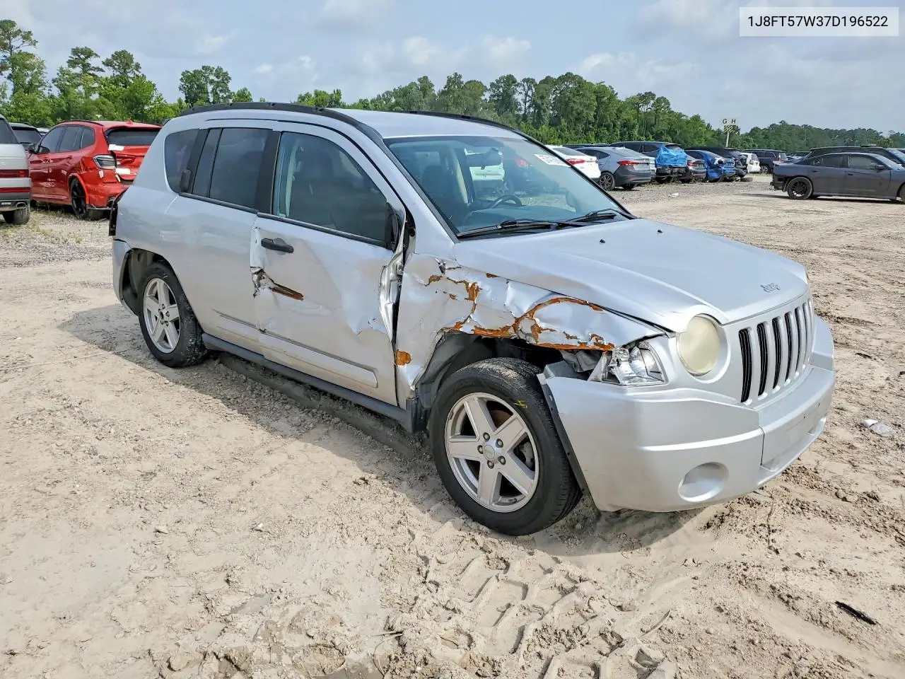 2007 Jeep Compass Limited VIN: 1J8FT57W37D196522 Lot: 57413056