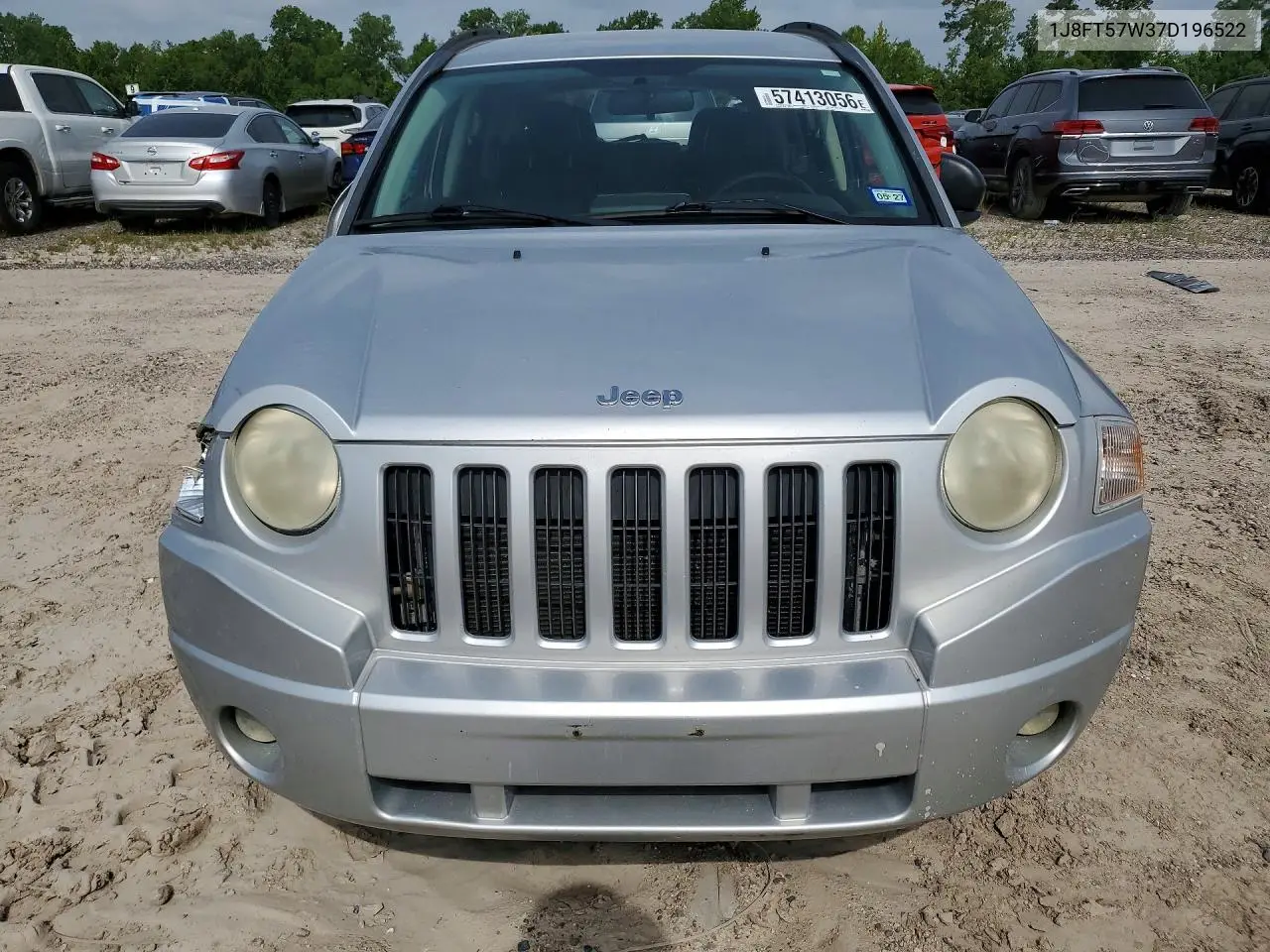 2007 Jeep Compass Limited VIN: 1J8FT57W37D196522 Lot: 57413056