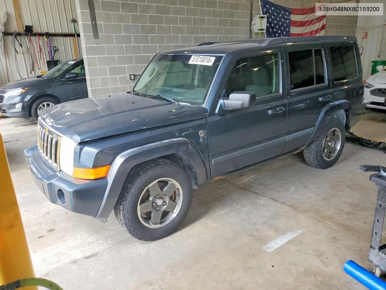 2008 Jeep Commander Sport VIN: 1J8HG48NX8C159200 Lot: 57010016