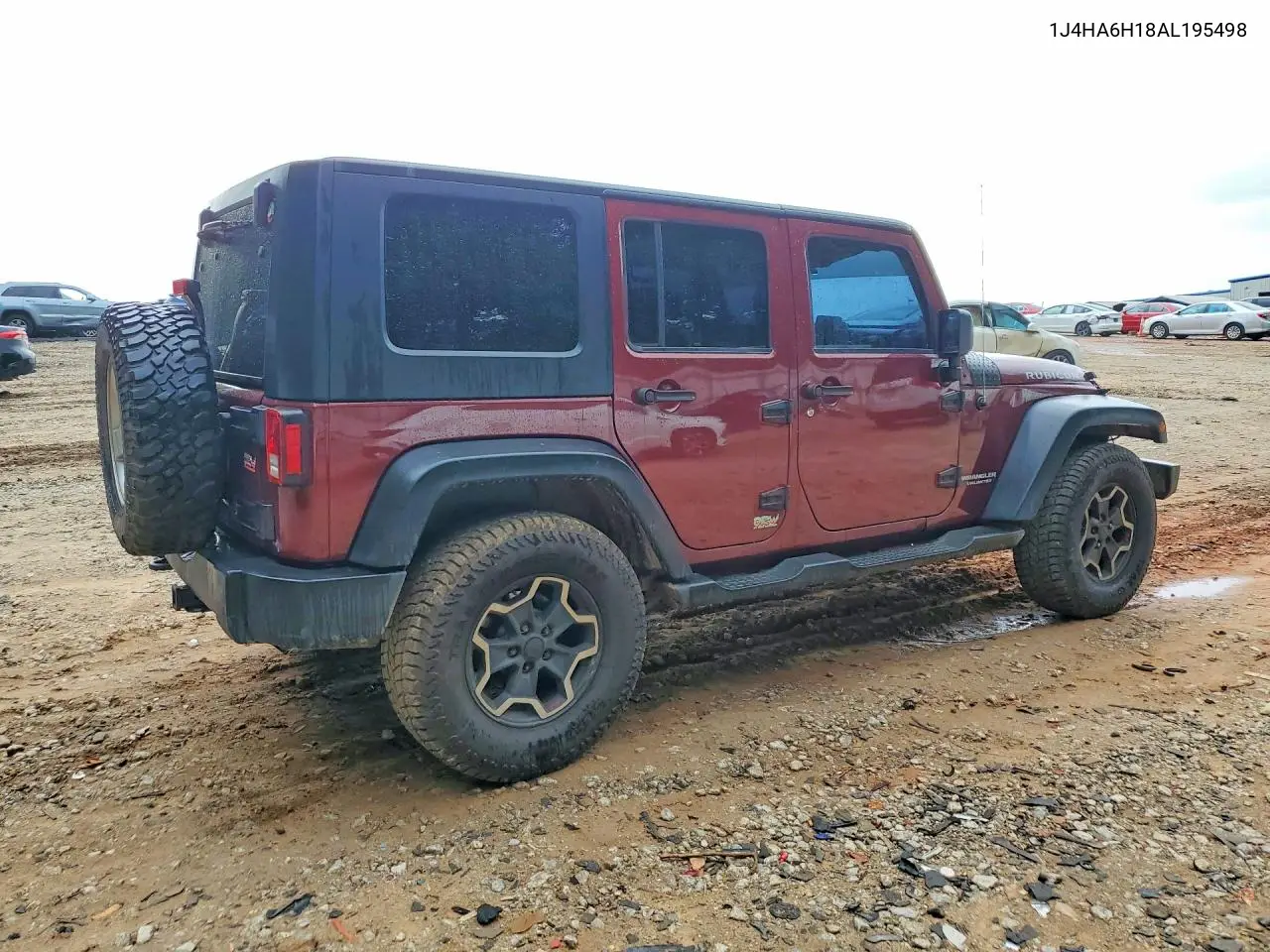 2010 Jeep Wrangler Unlimited Rubicon VIN: 1J4HA6H18AL195498 Lot: 56863006
