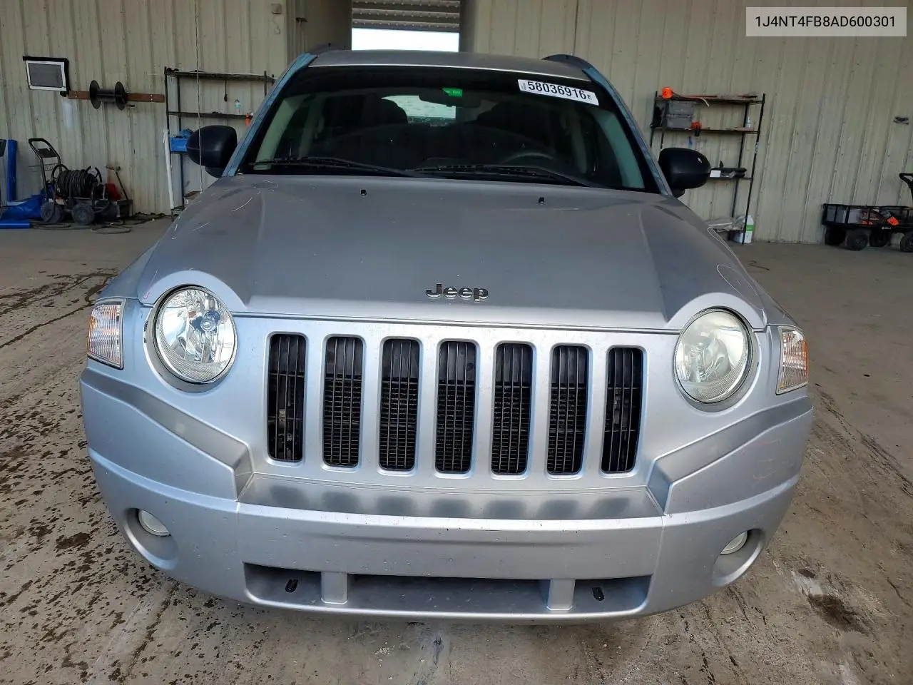 2010 Jeep Compass Sport VIN: 1J4NT4FB8AD600301 Lot: 58036916