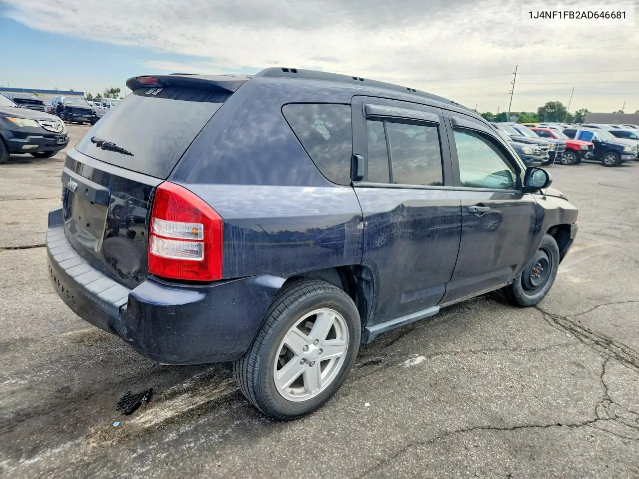 2010 Jeep Compass Sport VIN: 1J4NF1FB2AD646681 Lot: 58293736