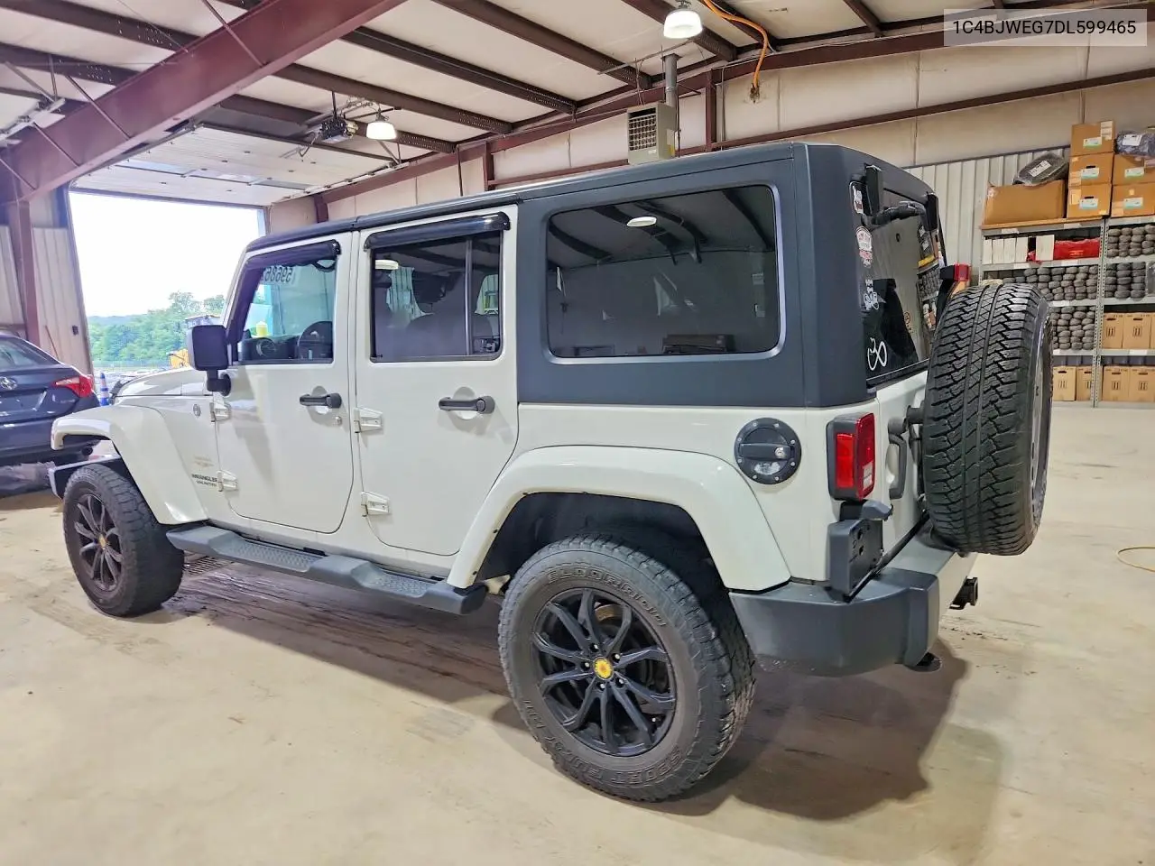 2013 Jeep Wrangler Unlimited Sahara VIN: 1C4BJWEG7DL599465 Lot: 59686226