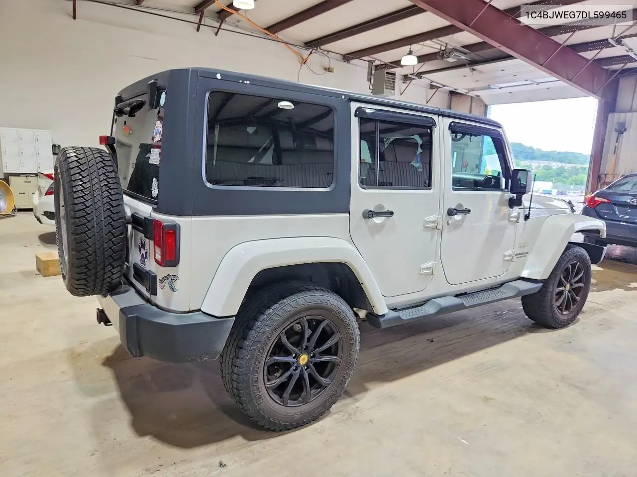 2013 Jeep Wrangler Unlimited Sahara VIN: 1C4BJWEG7DL599465 Lot: 59686226