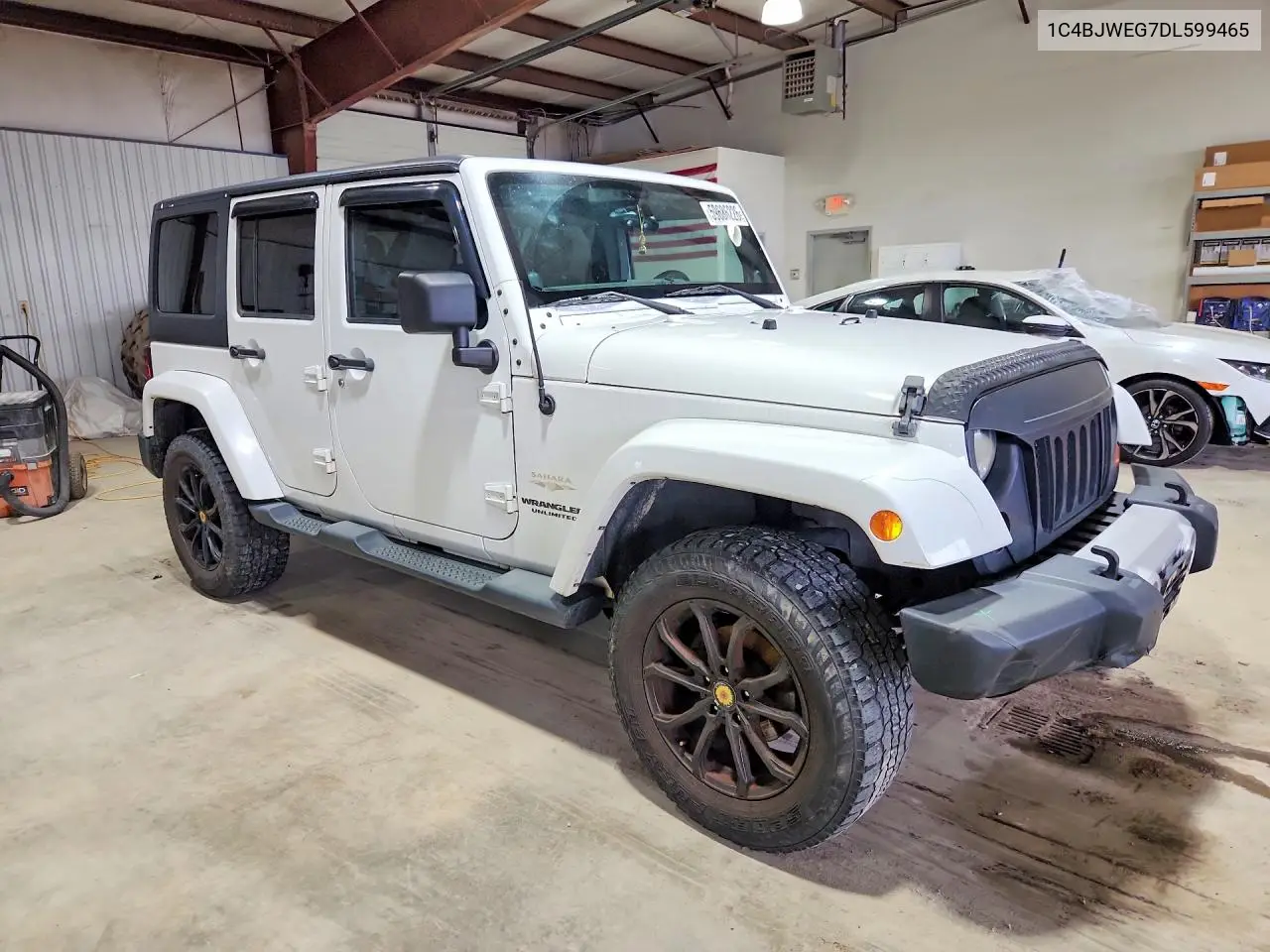 2013 Jeep Wrangler Unlimited Sahara VIN: 1C4BJWEG7DL599465 Lot: 59686226
