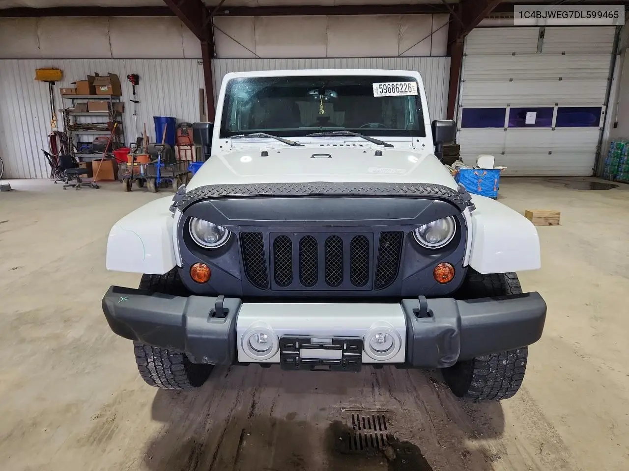 2013 Jeep Wrangler Unlimited Sahara VIN: 1C4BJWEG7DL599465 Lot: 59686226