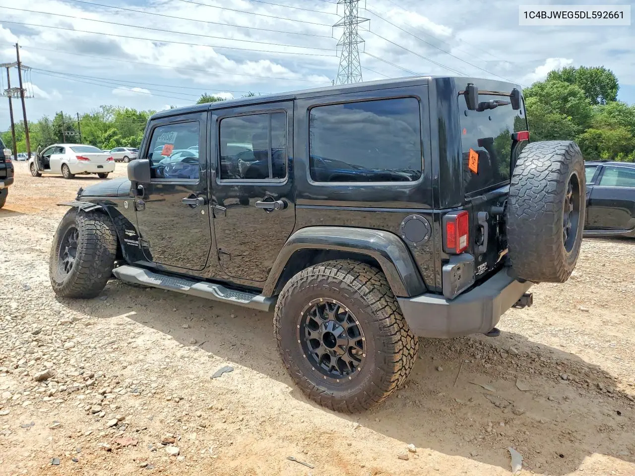 2013 Jeep Wrangler Unlimited Sahara VIN: 1C4BJWEG5DL592661 Lot: 62059456