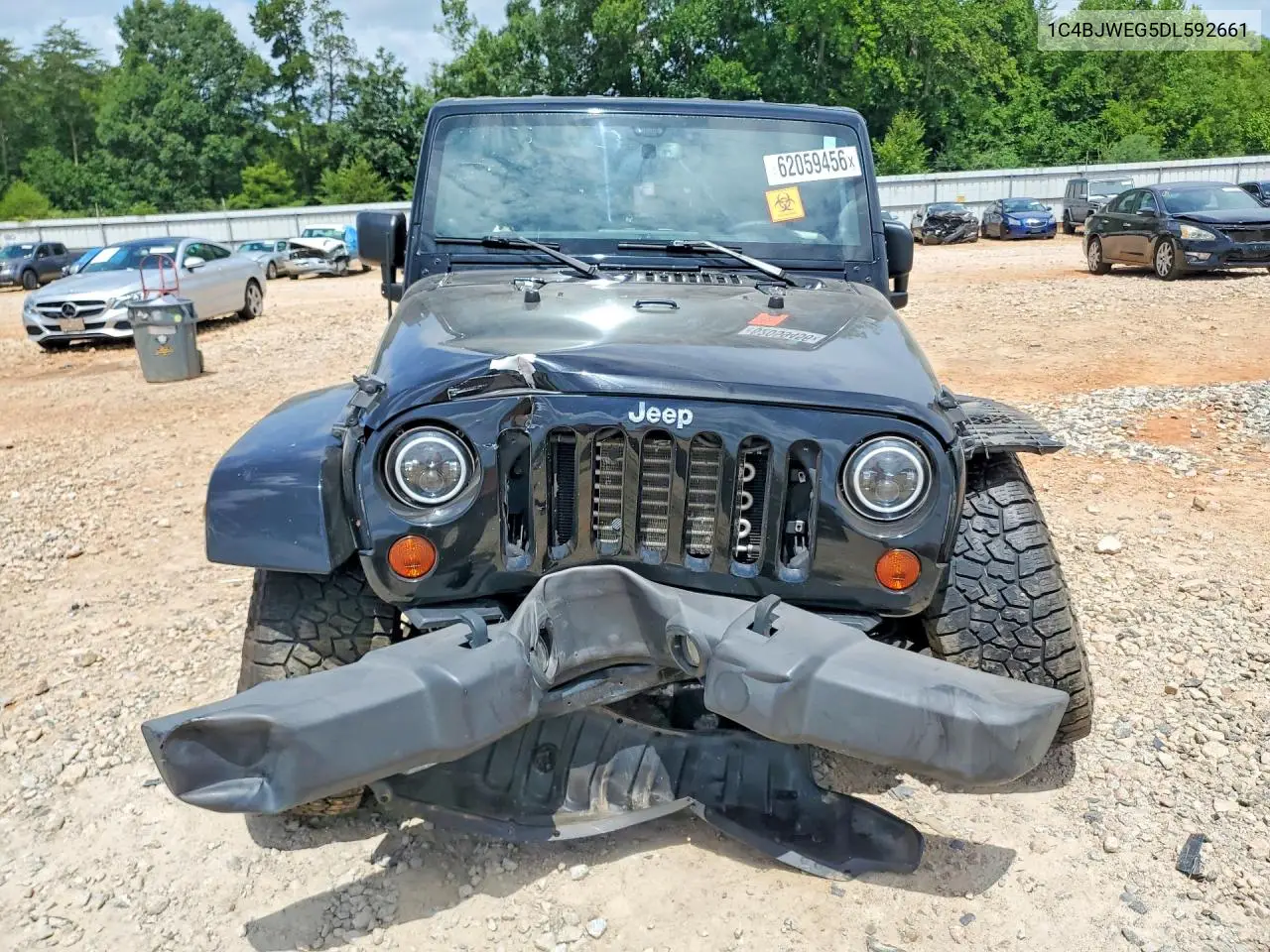 2013 Jeep Wrangler Unlimited Sahara VIN: 1C4BJWEG5DL592661 Lot: 62059456